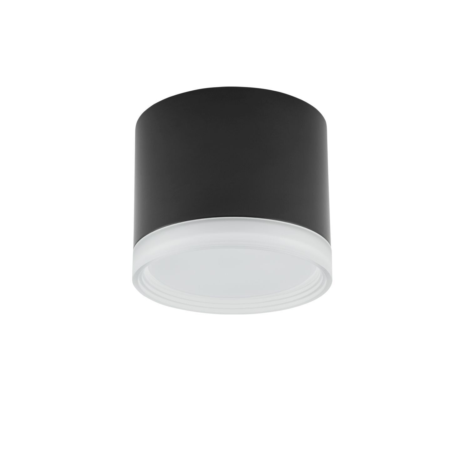 Petit spot de plafond Noir GX53 Ø 8,5 cm Aluminium Moderne