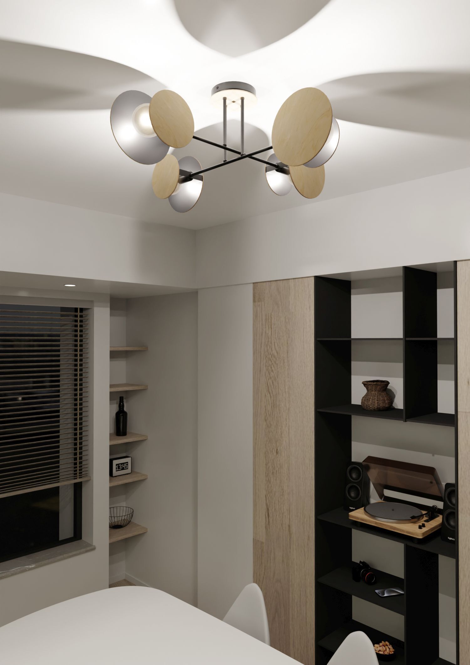 Elektronik, Sprecher, Kronleuchter, Deckenventilator, Leuchte