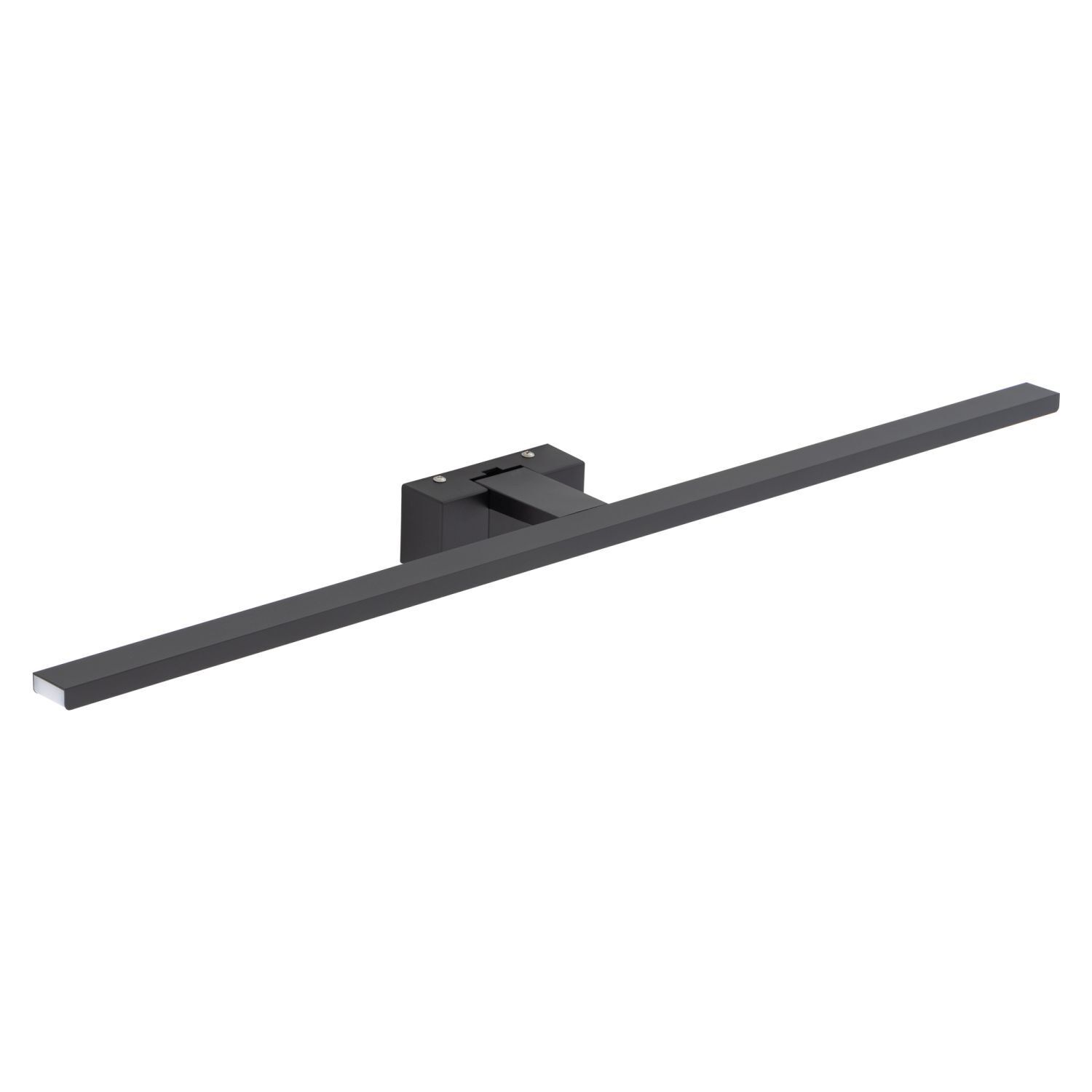 Lampe LED pour miroir IP44 noire 3000 K 1050 lm blanc chaud