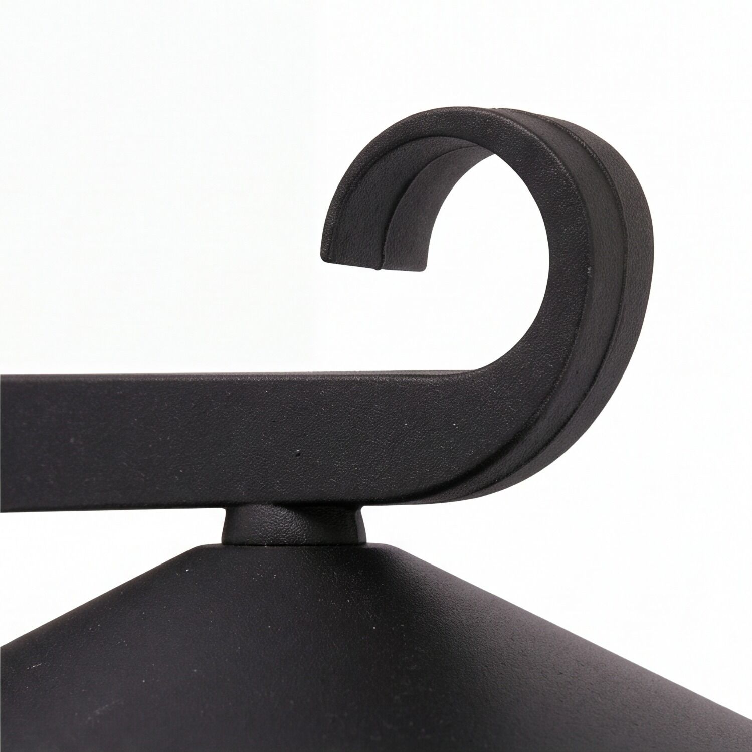 aussen-wandleuchte-aussenlampe-ashford-1-flammig-schwarz-rustikal-vintage-45-3 Kleiderbügel, Haken, Schwarz, Metall, Klippe