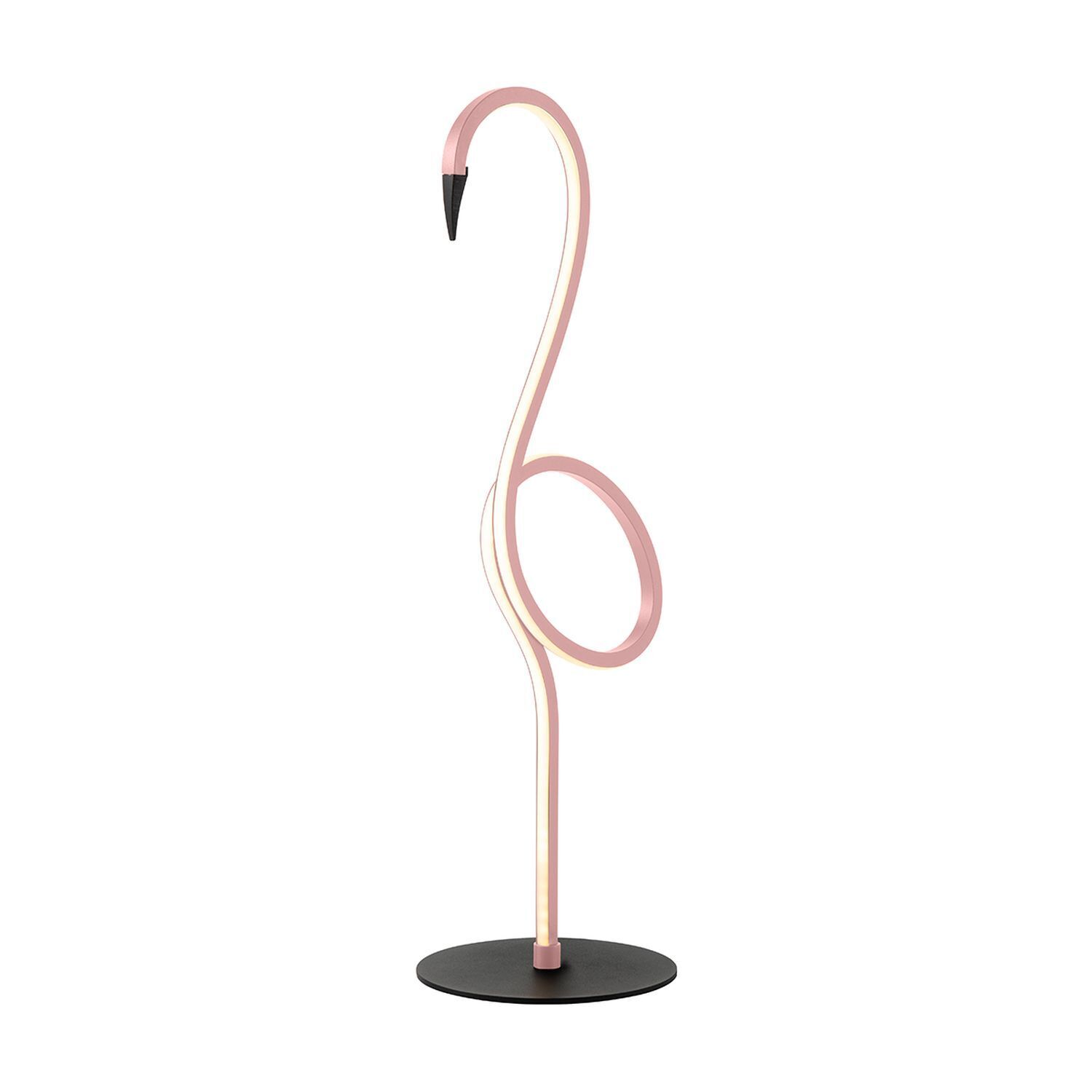 LED Tischleuchte Flamingo 3000 K Metall 50 cm hoch Pink Lampe
