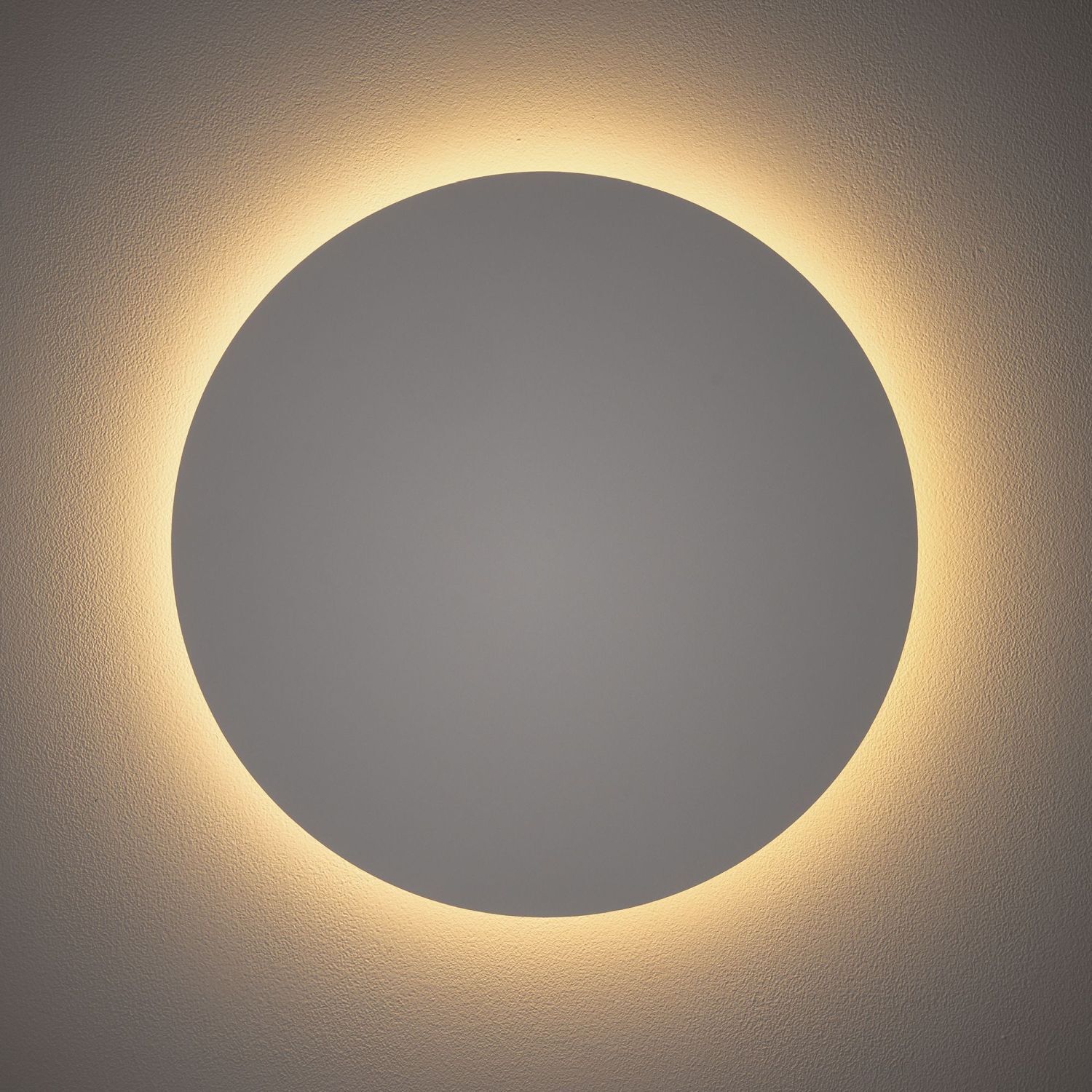 Wandleuchte, runder Licht, LED-Lampe, sanfter Schein, runde Wandlampe