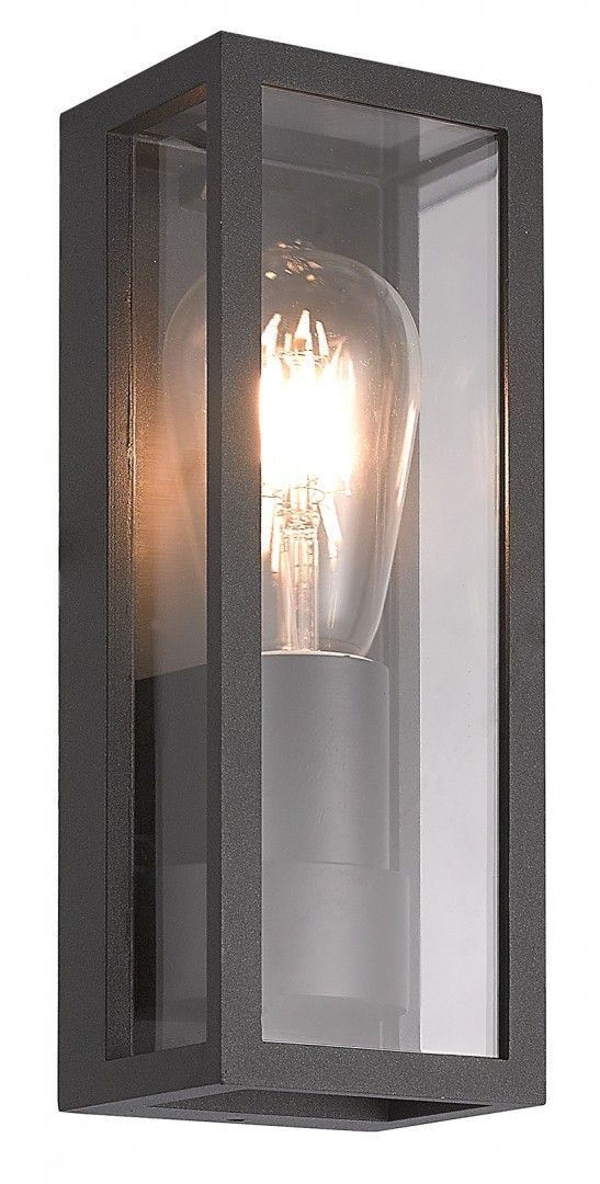 Applique murale extérieure Noir IP65 KAMPEN lampe extérieure