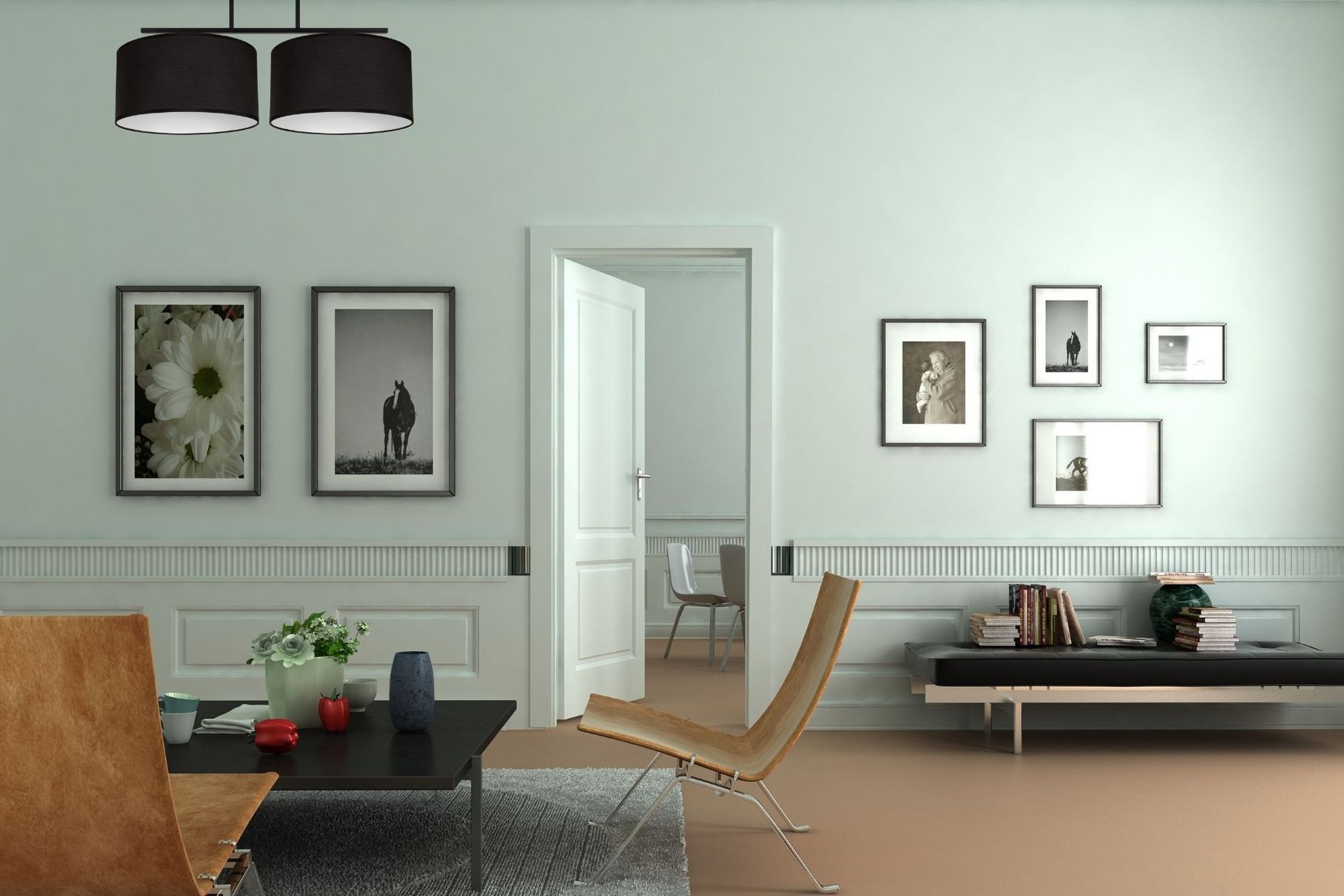 Wohnzimmer, Innenarchitektur, Inneneinrichtung, Stuhl, Gemälde