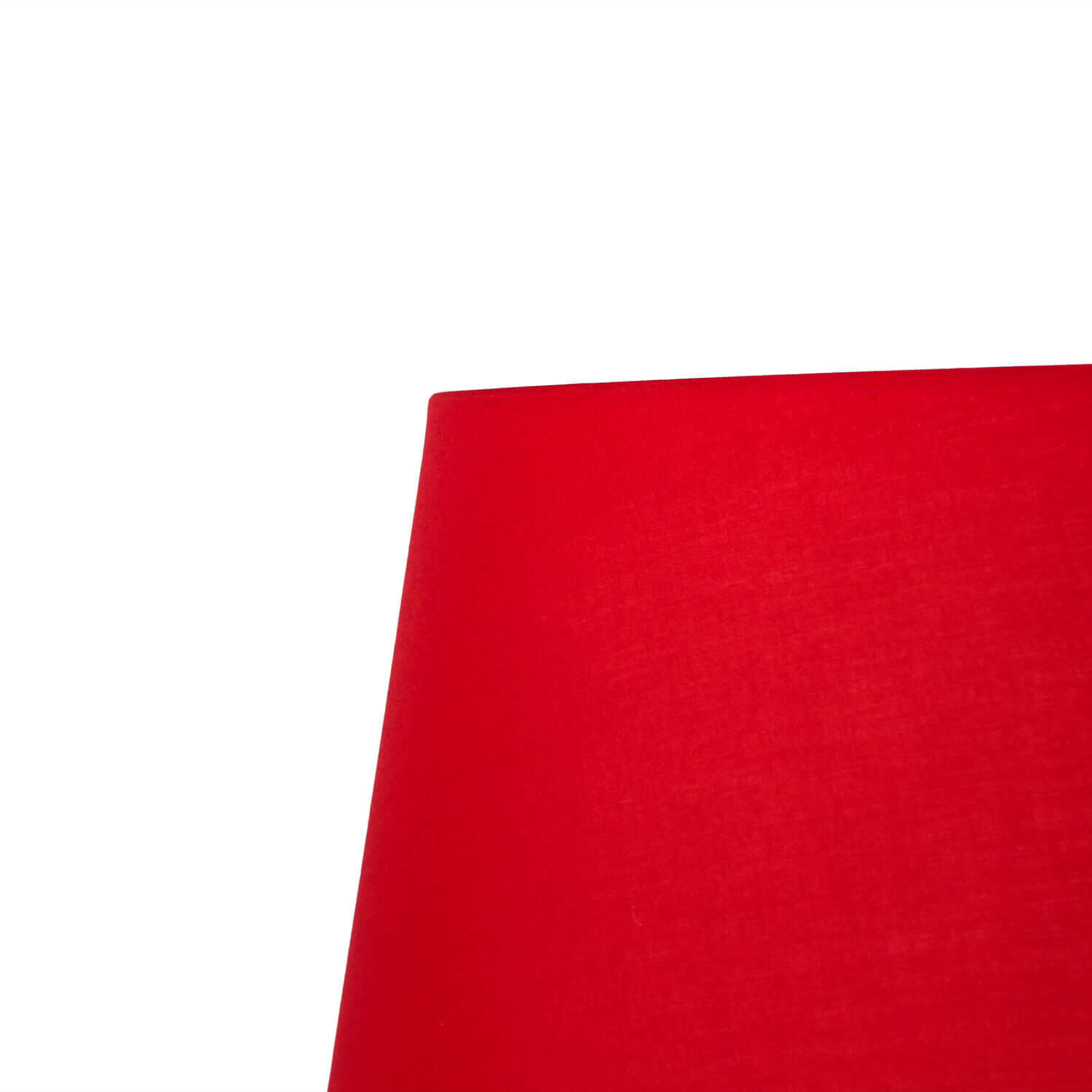 Tissu Abat-jour grand 60 cm rond conique rouge