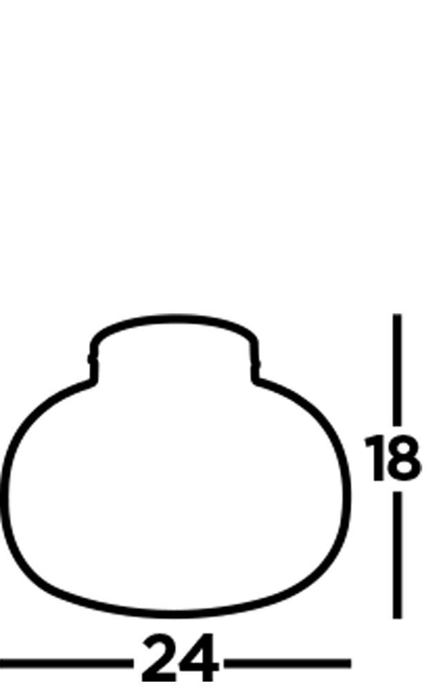 Plafonnier rond Ø 24 cm Noir Blanc Verre Métal E27 Plafonnier rond Ø 24 cm Noir Blanc Verre Métal E27