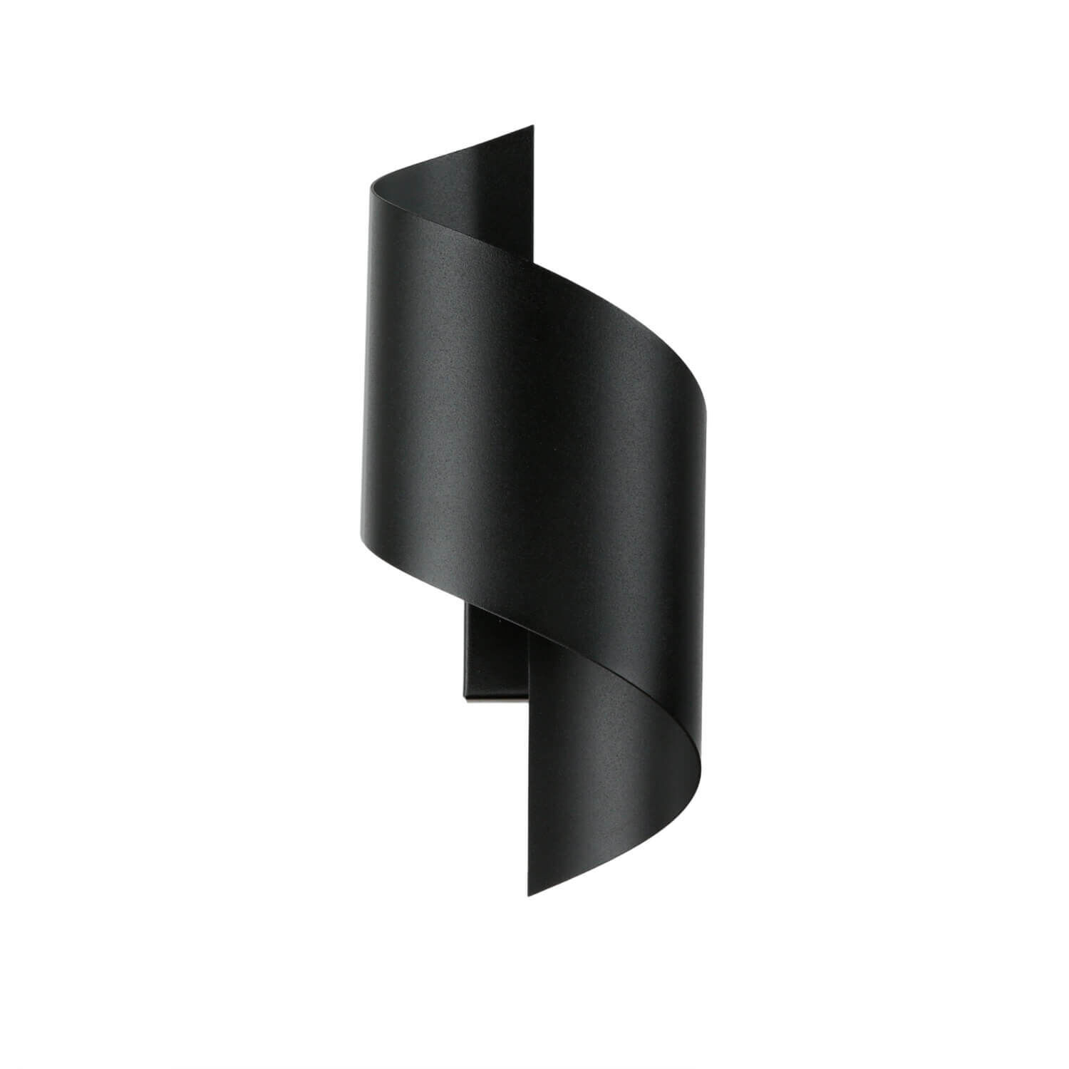 Applique murale stylée noire design métal up down