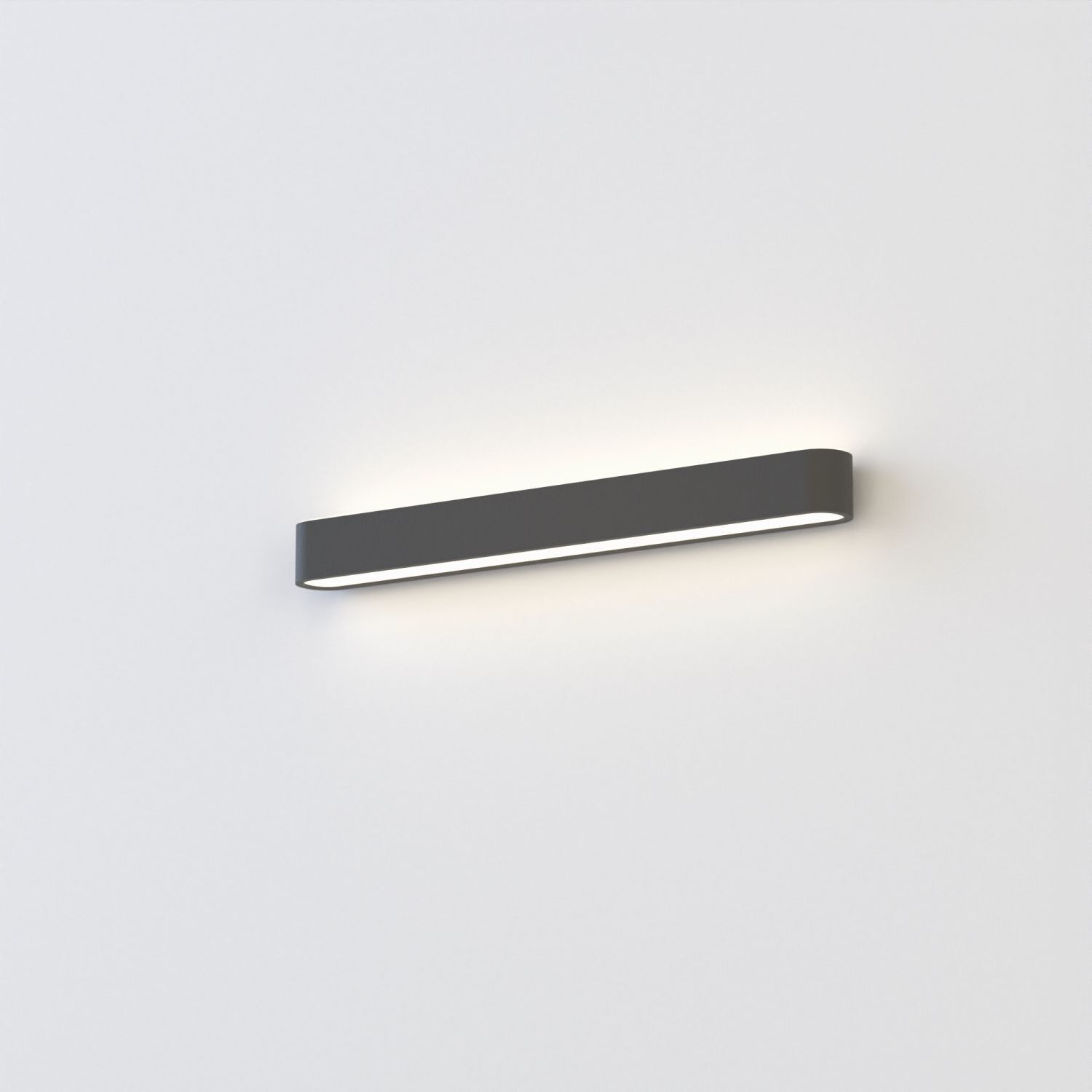 Applique murale Up Down 3000 K 1700 lm T8 LED Aluminium Gris