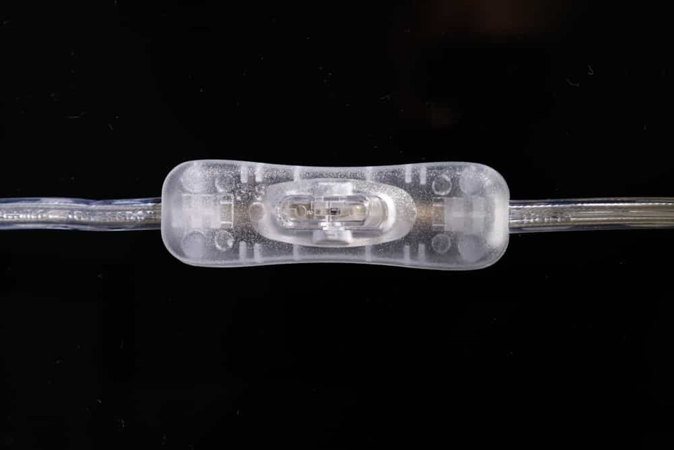 Elégante lampe de table AQUAMENTI Bleu Blanc Verre Tissu Elektronik