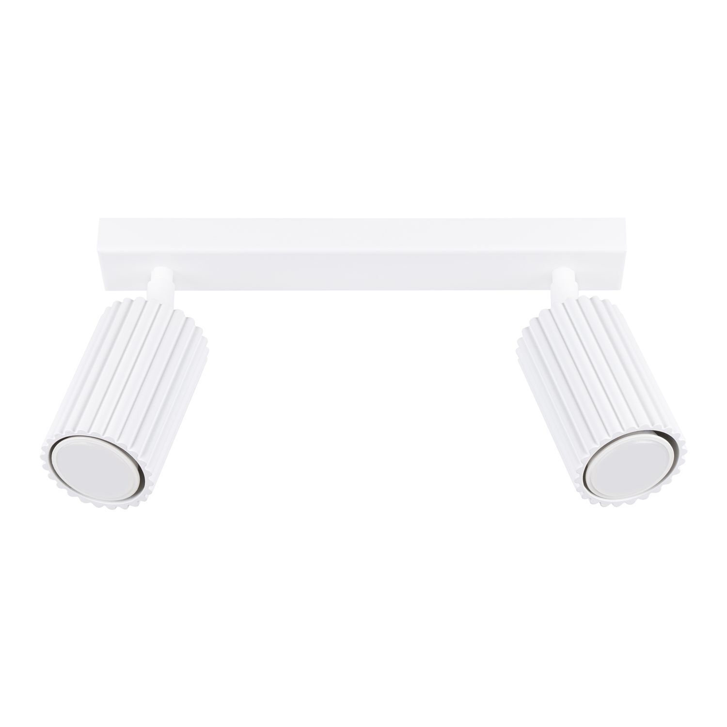 Spot de plafond blanc GU10 à 2 flammes L : 30 cm petit Moderne