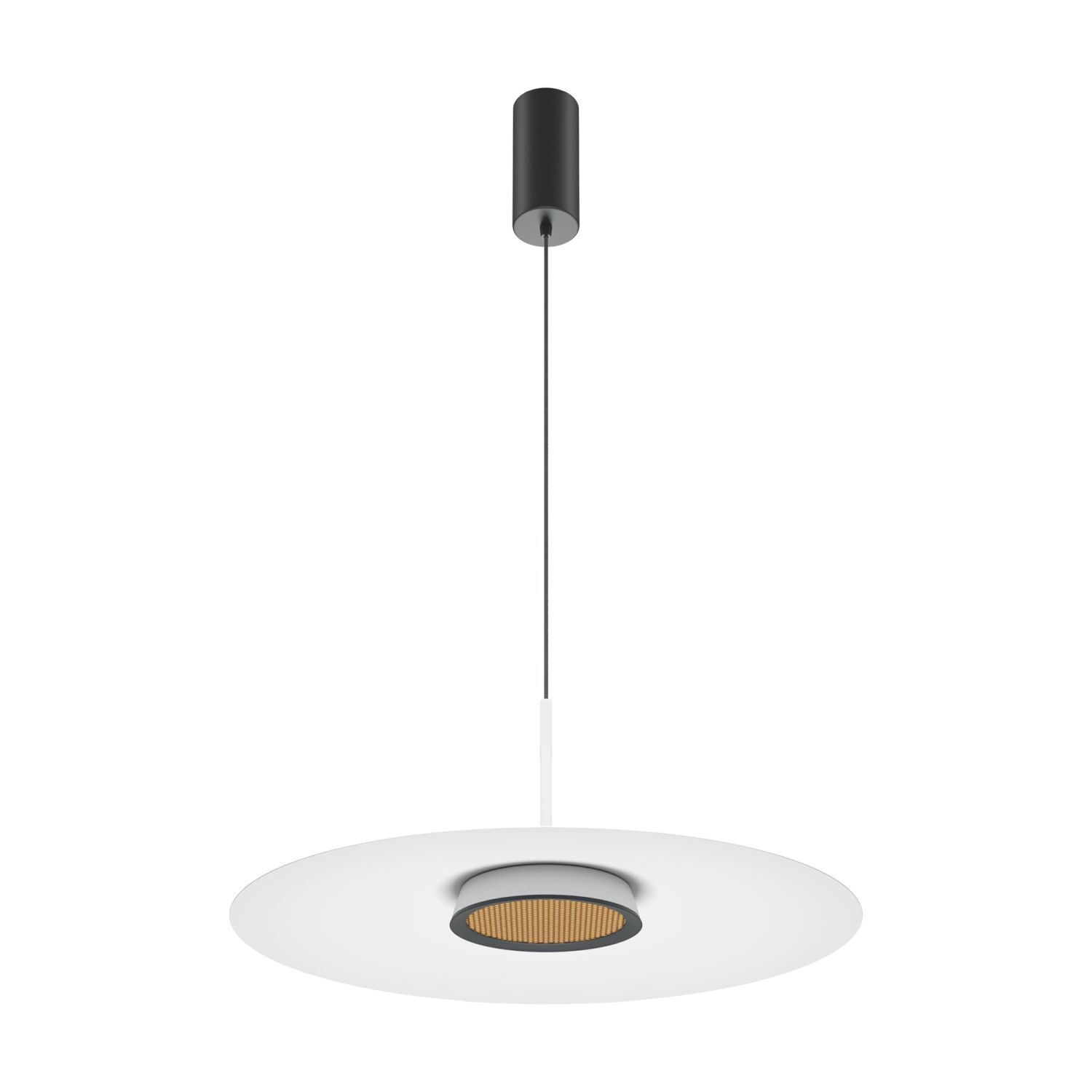 Luminaire suspendu LED aluminium lumière blanc chaud 3000 K Lampe, Deckenleuchte