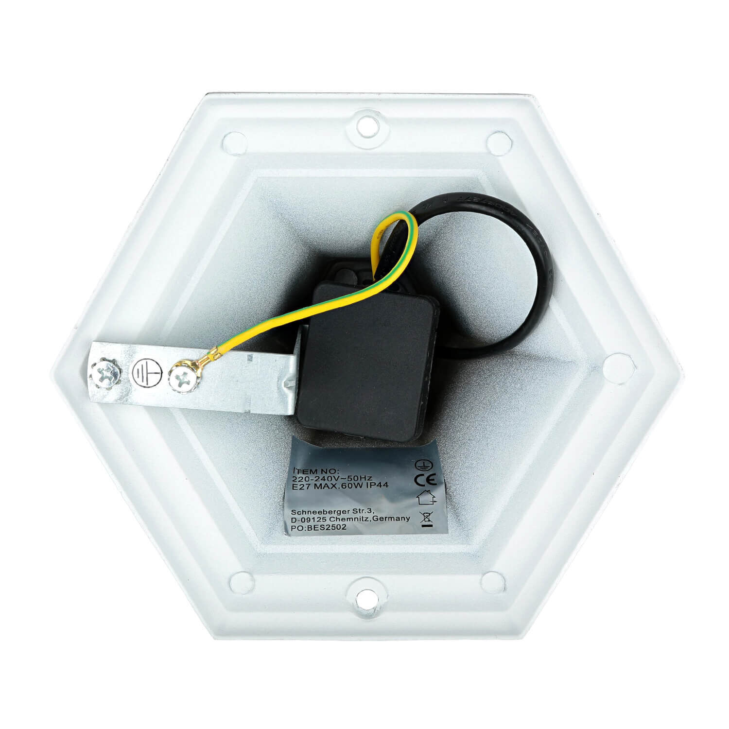 Wegeleuchte Weiß-Gold Rustikal E27 Aluminium PAIRS Wegeleuchte Weiß-Gold Rustikal E27 Aluminium PAIRS