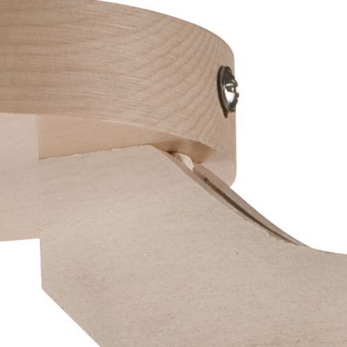 Plafonnier en hêtre blanc bois salon Holz, Sperrholz