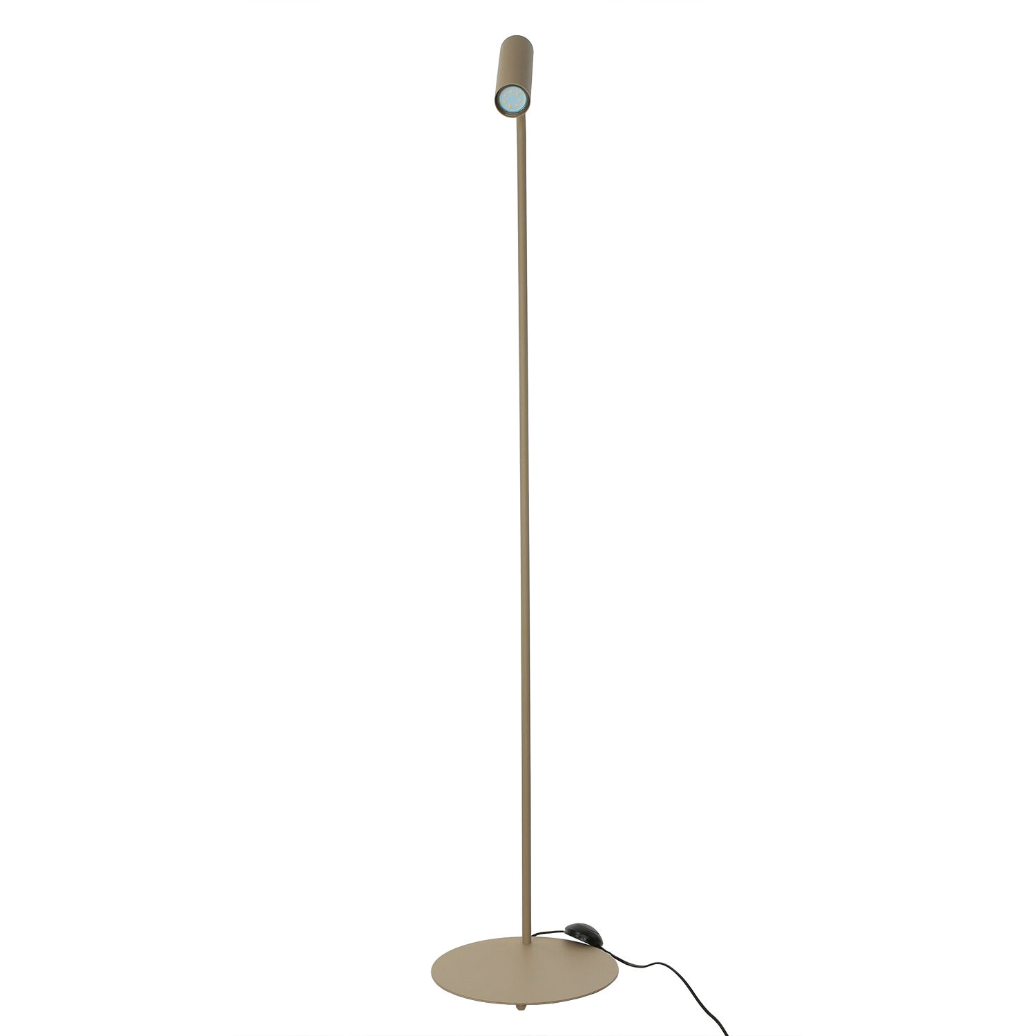 Lampadaire en métal GU10 ajustable 159 cm en beige or