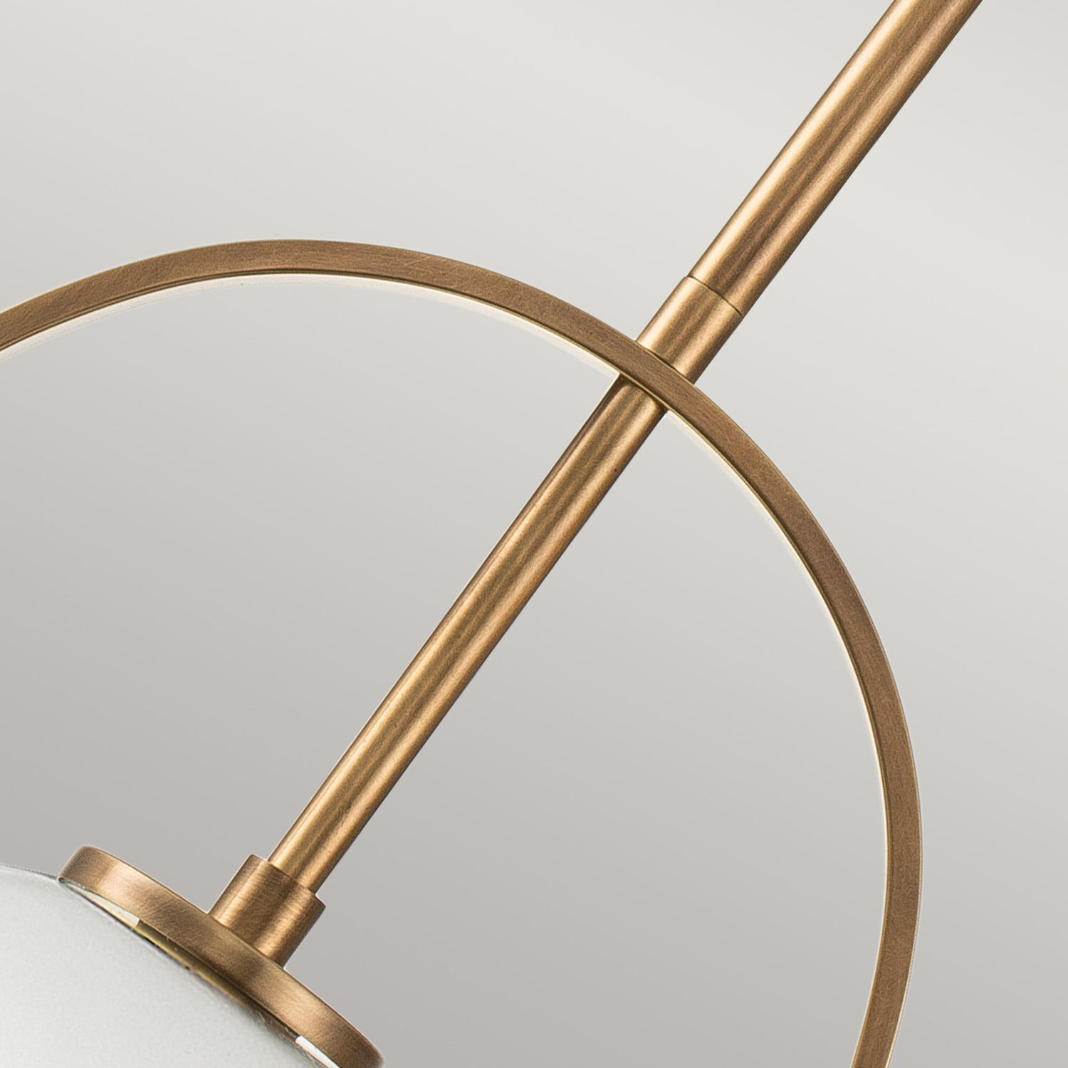 Hängeleuchte Metall Glas D: 28,9 cm H: max. 129,4 cm Lampe, gold color, metal, ring, armature