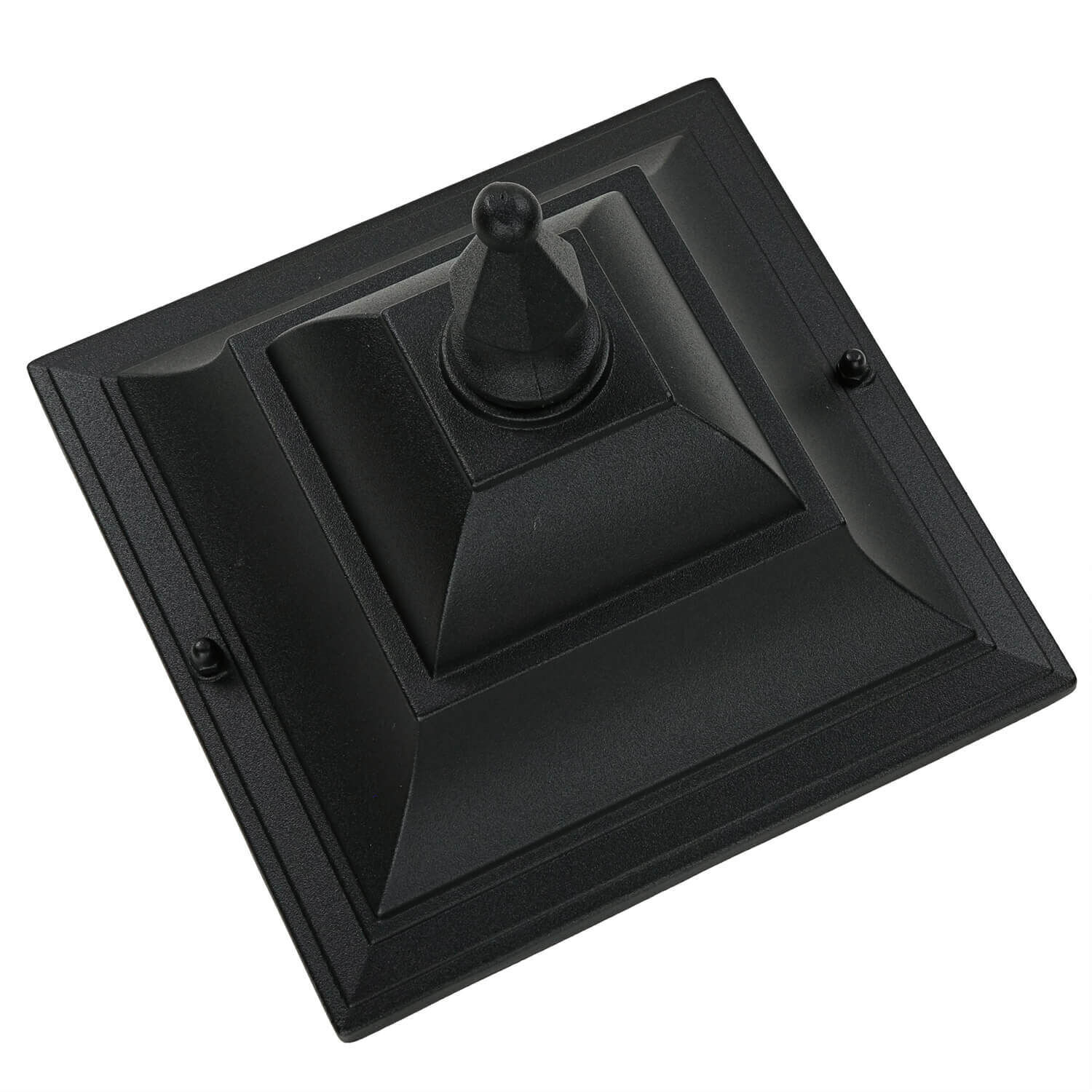 Lampe de cour noire avec détecteur de mouvement IP43 LEADWORTH Lampe de cour noire avec détecteur de mouvement IP43 LEADWORTH