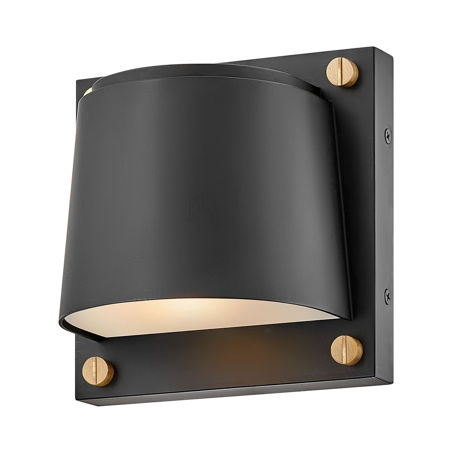 Downlight extérieur noir IP44 avec LED GU10 3000 K petit