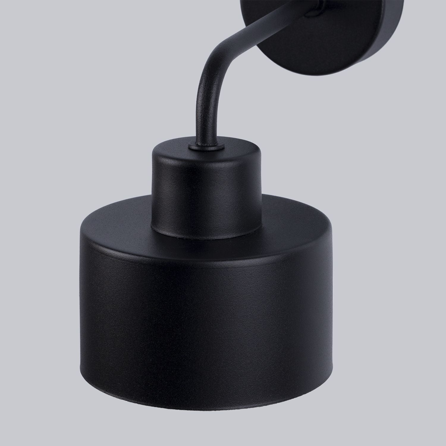 Applique rétro métal noir pour E27 intérieur TISA