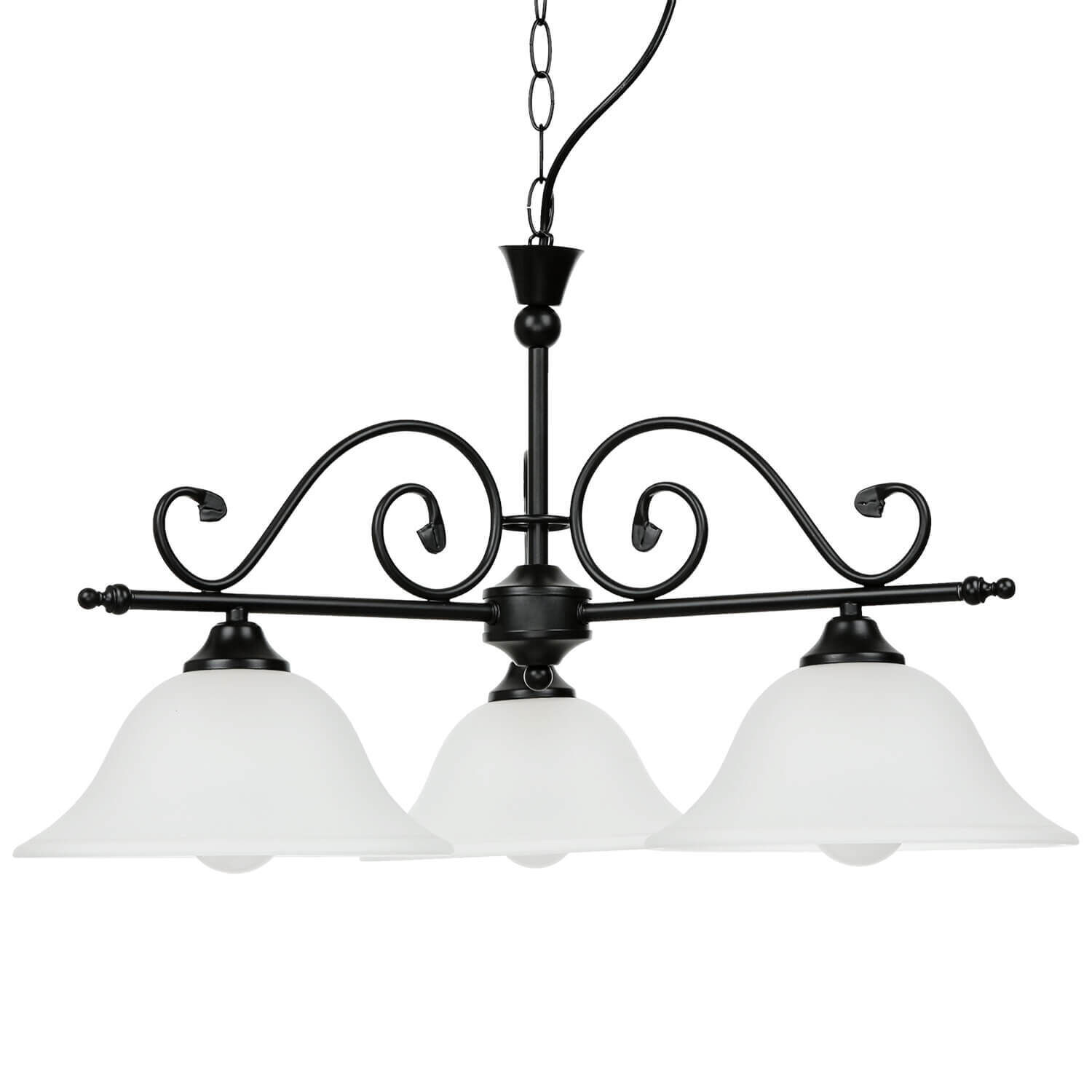 Lampe à suspendre rustique réglable noir DOROTHEA Leuchter, Lampe, Leuchte, Deckenventilator, Elektrisches Gerät