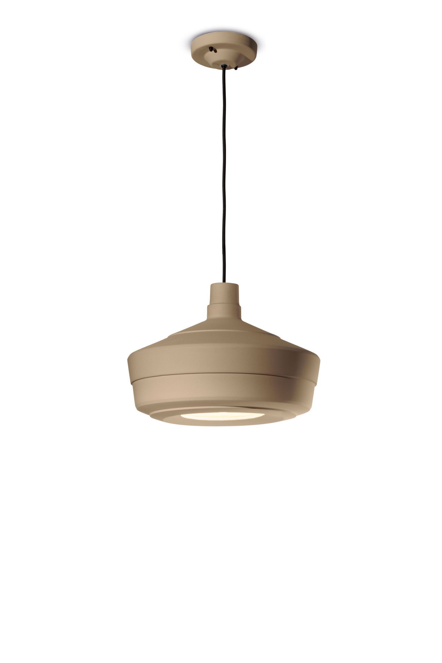 Lampe à suspendre céramique E27 D : 36 cm rond H : max. 146 cm