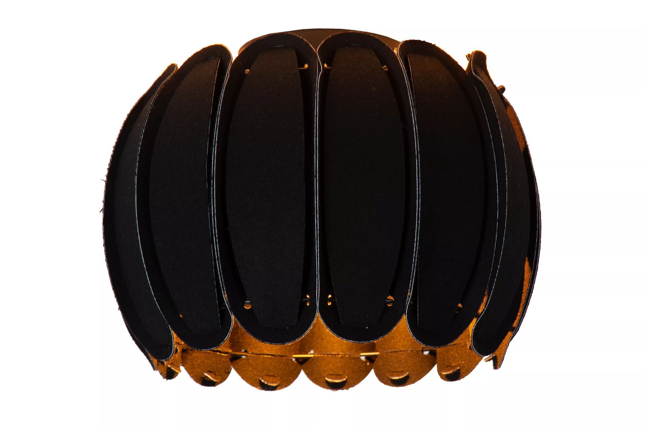 Deckenleuchte Schwarz Filz Modern E27 Ø30 cm blendarm