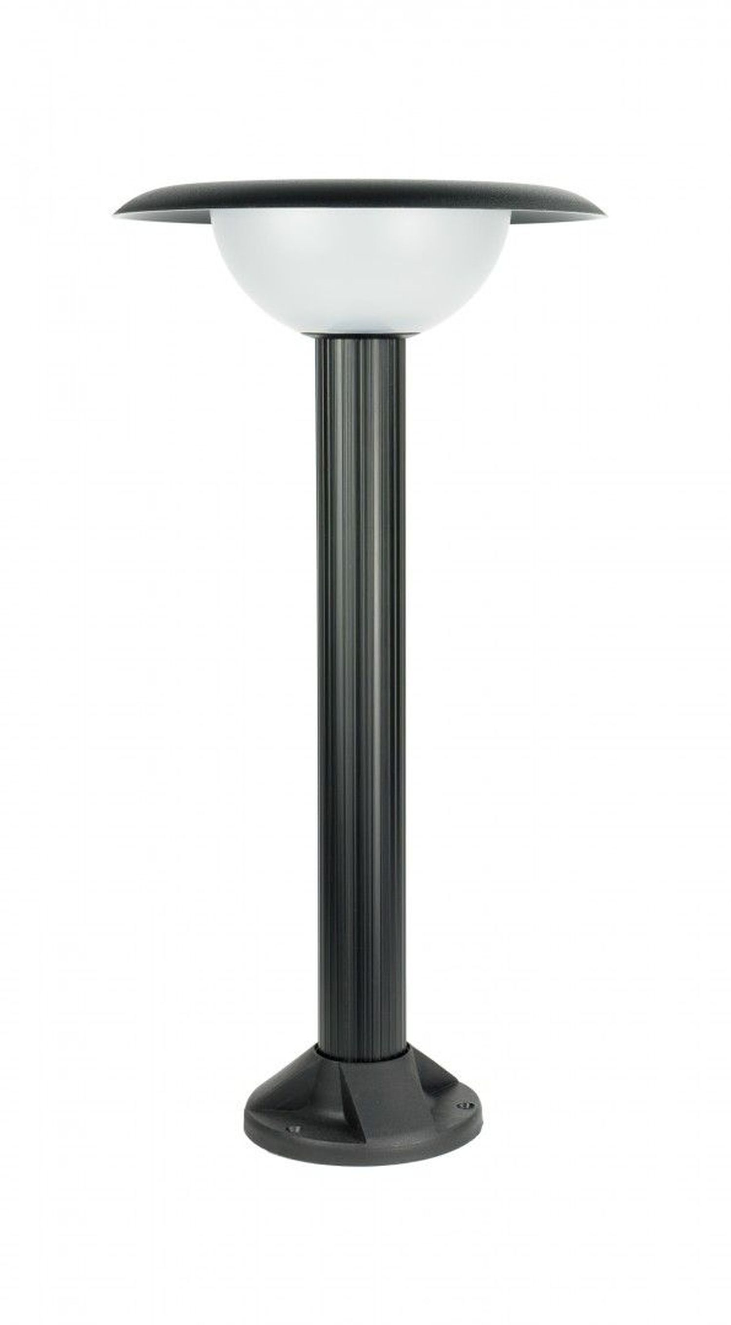 Luminaire d'allée noir E27 IP65 63 cm de haut à faible éblouissement