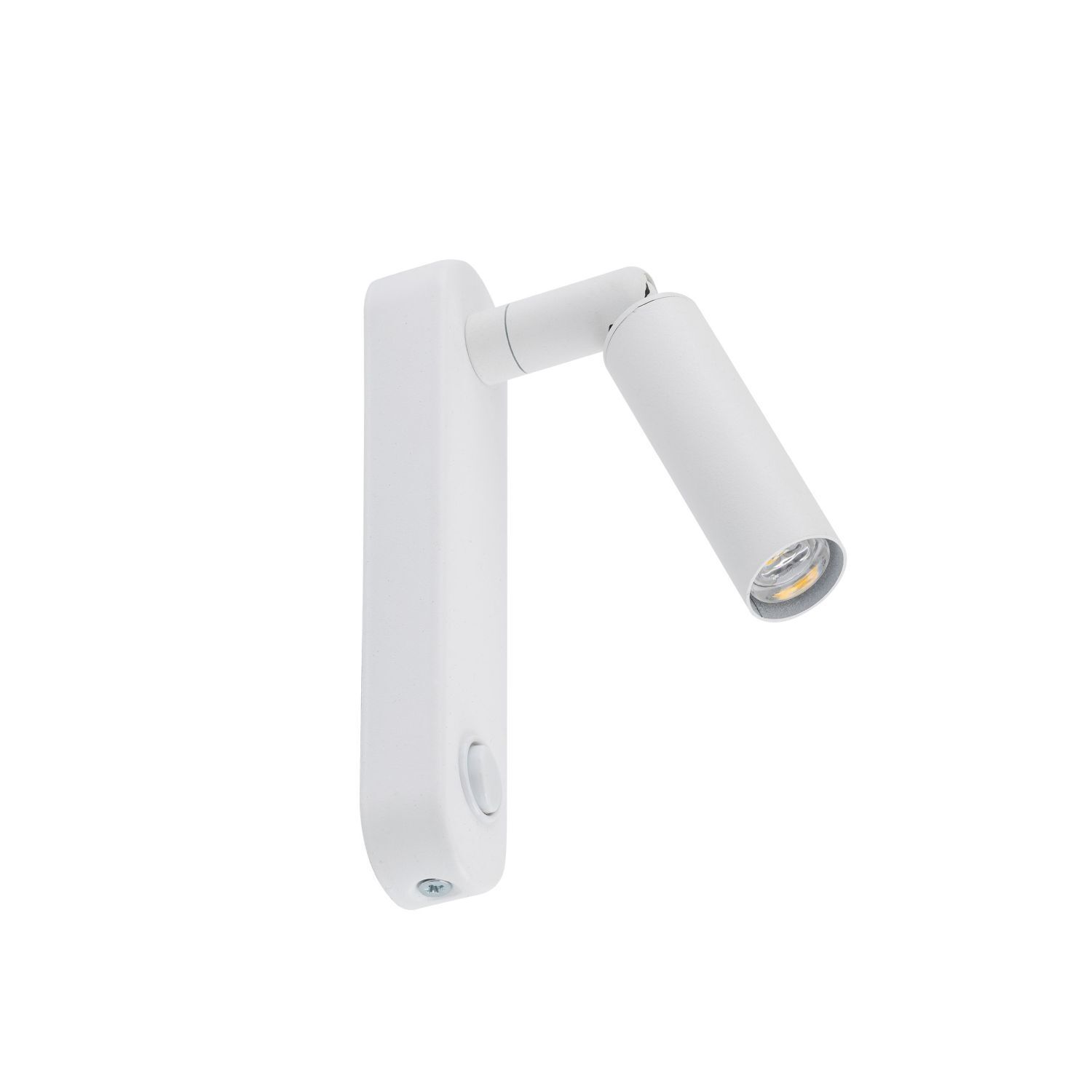 Applique avec interrupteur H : 22 cm orientable Blanc Métal G9