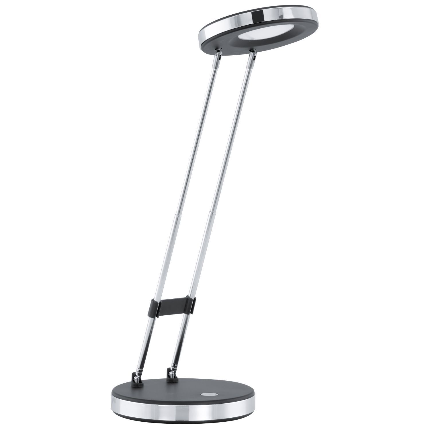 Lampe de table LED Gexo noir Ø12,5cm