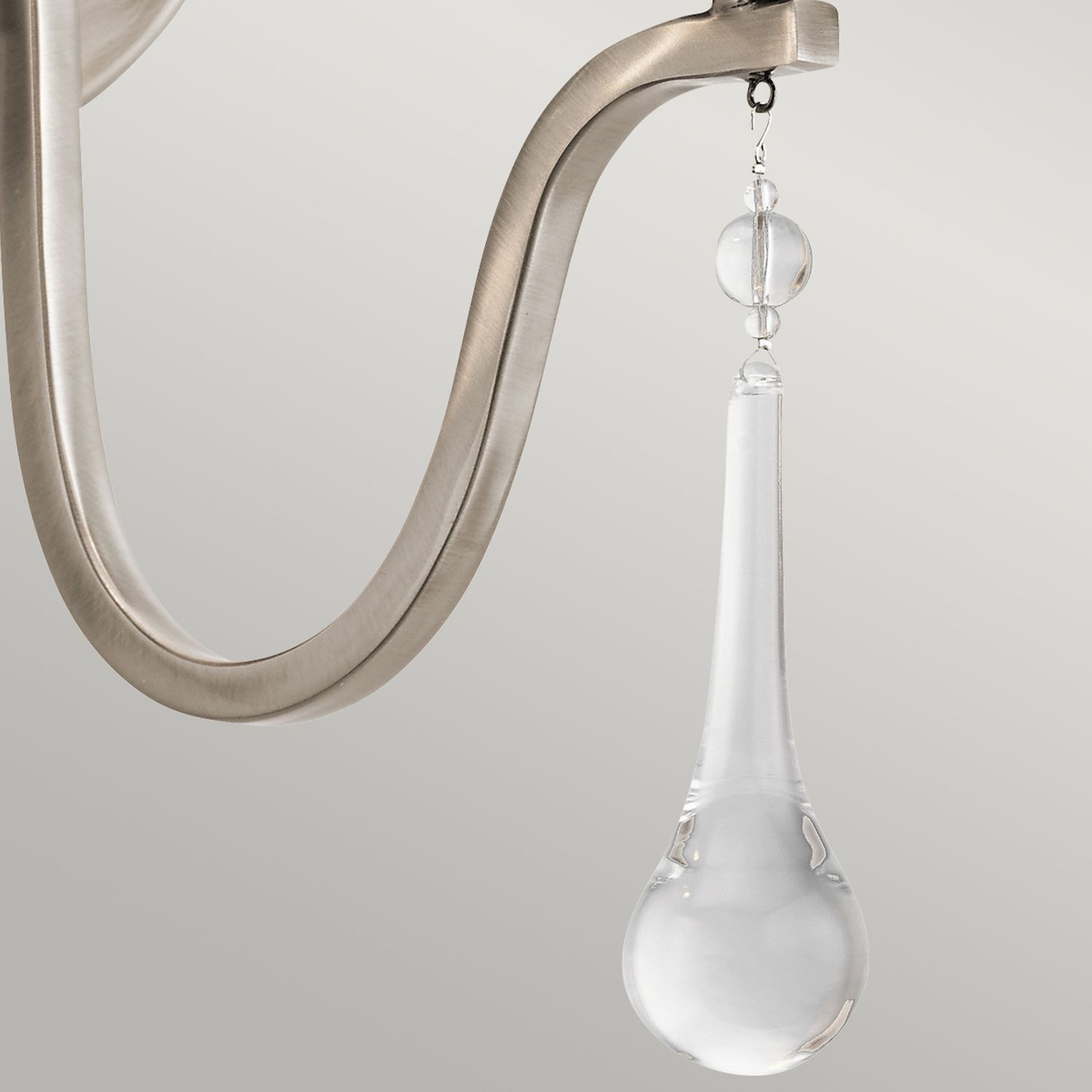 Applique en métal E14 38,1 cm de haut en étain 2 flammes Leuchter, Lampe