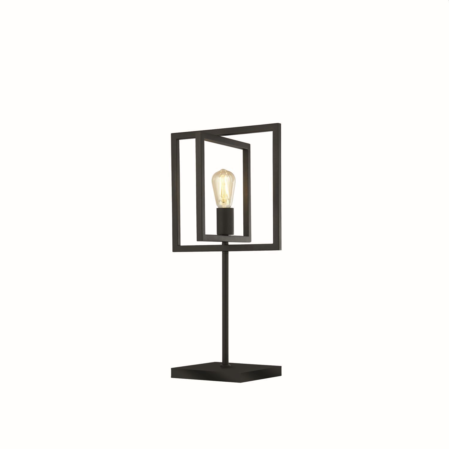 Lampe de chevet 60,5 cm E27 Noir Métal Rétro DEAN