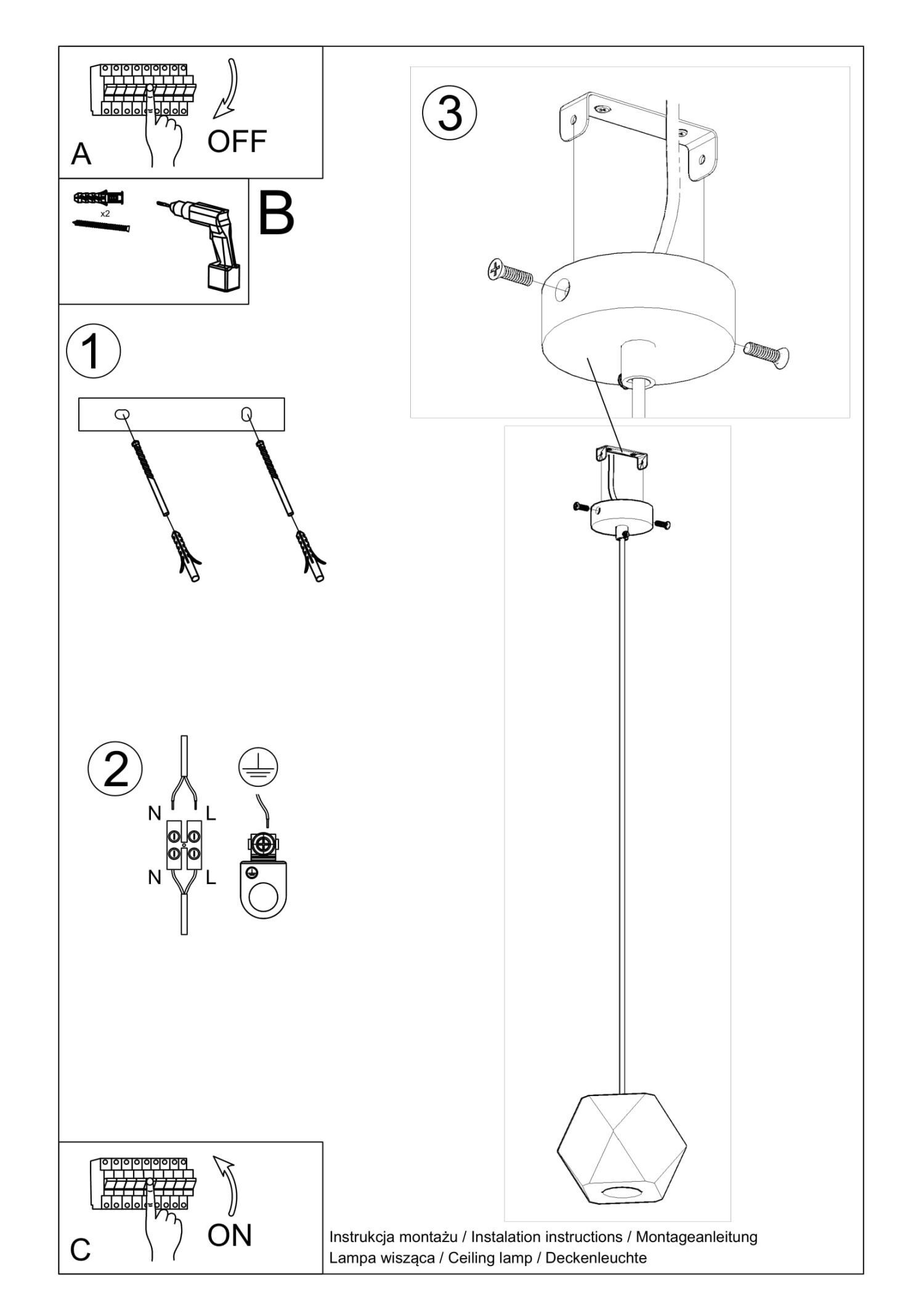 Lampe à suspendre en bois géométrique petit GU10 confortable ALBALI