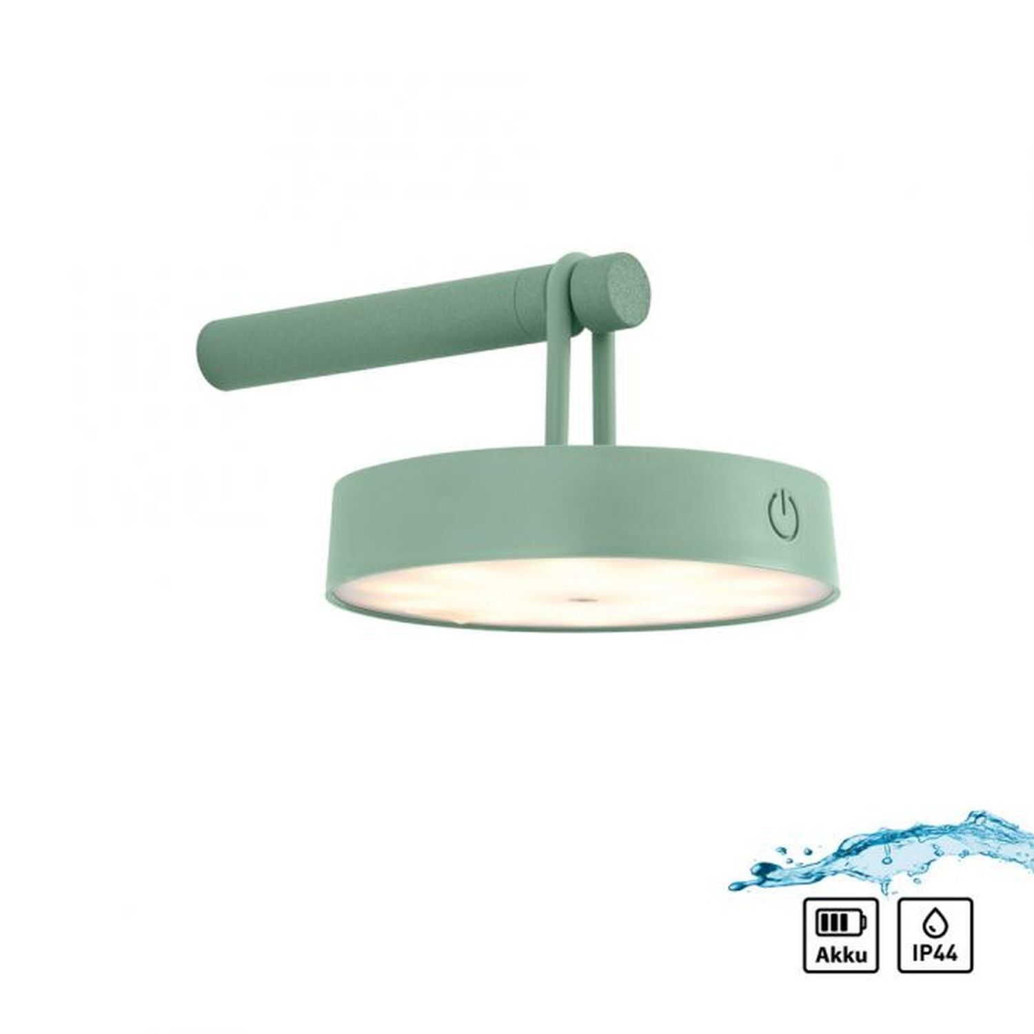 Applique LED Variateur de lumière Interrupteur tactile IP44 2700 K Vert