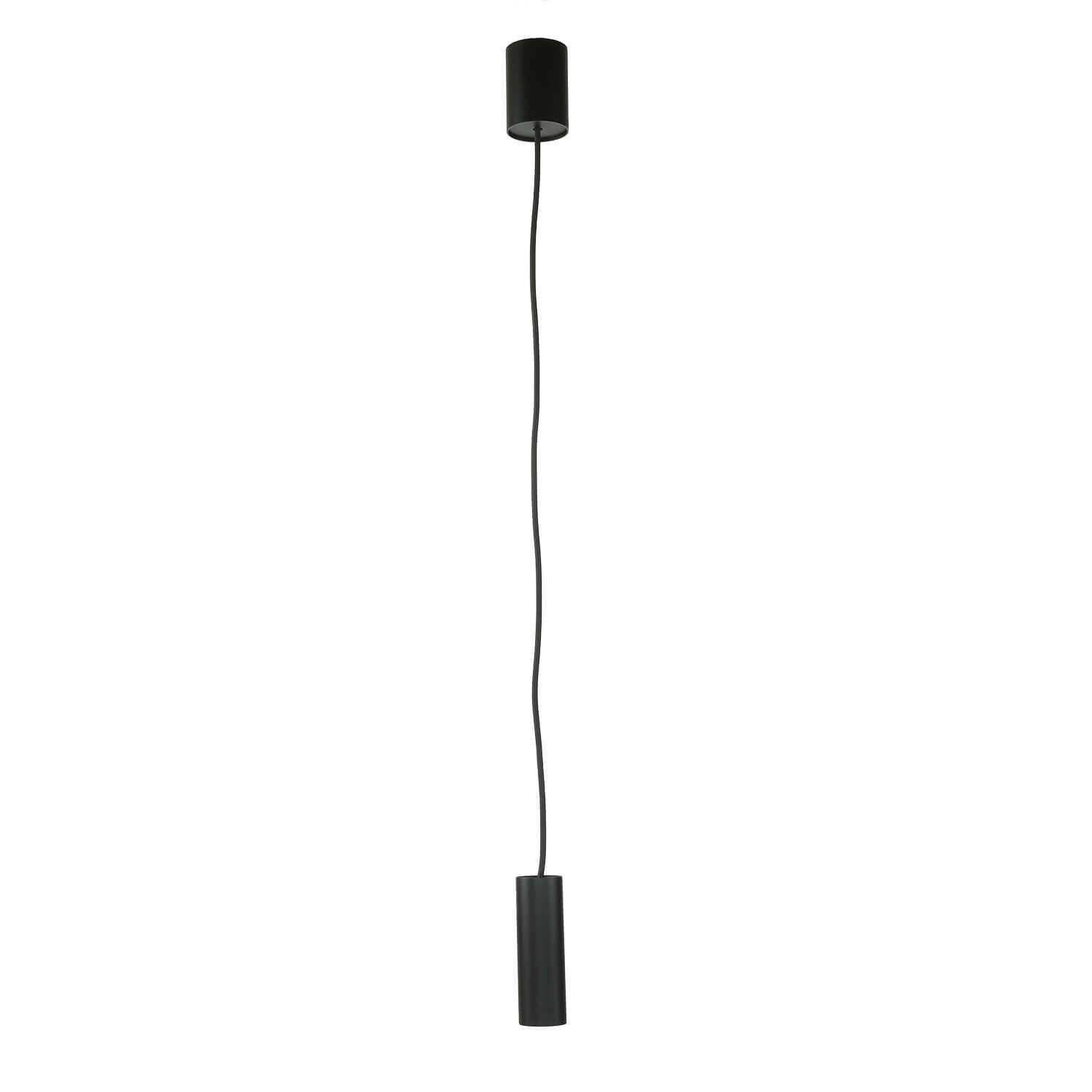 Suspension Noir GU10 R35 Ø 4 cm Métal Moderne