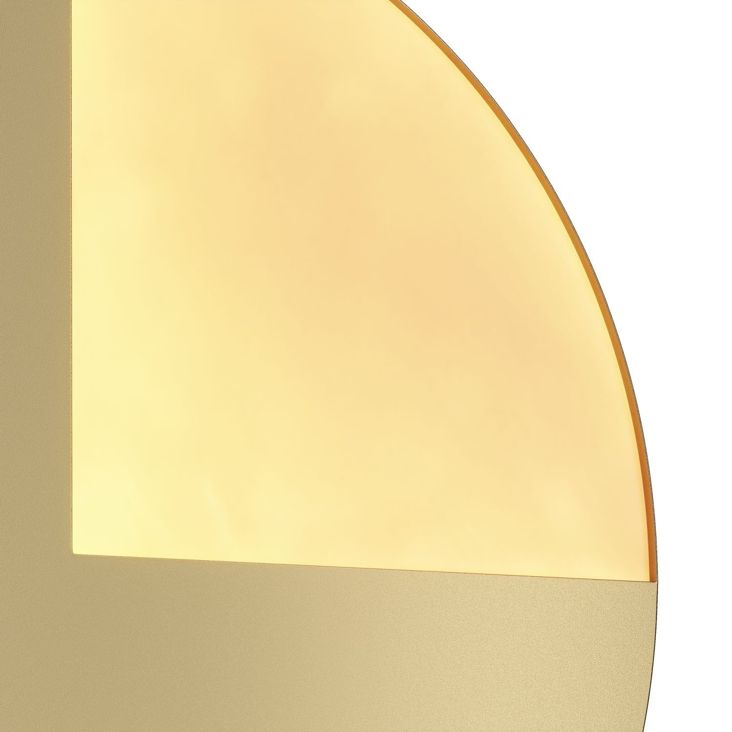 Applique LED aluminium Ø 44,8 cm ronde en laiton
