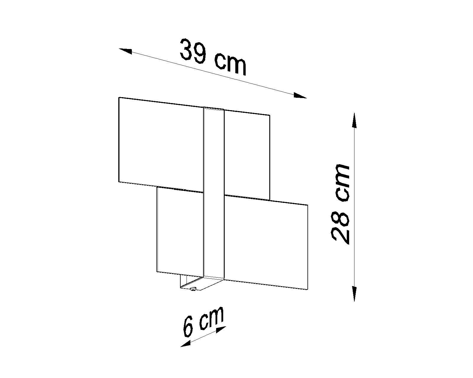 Applique murale verre métal blanc 2x G9 faible éblouissement décoratif
