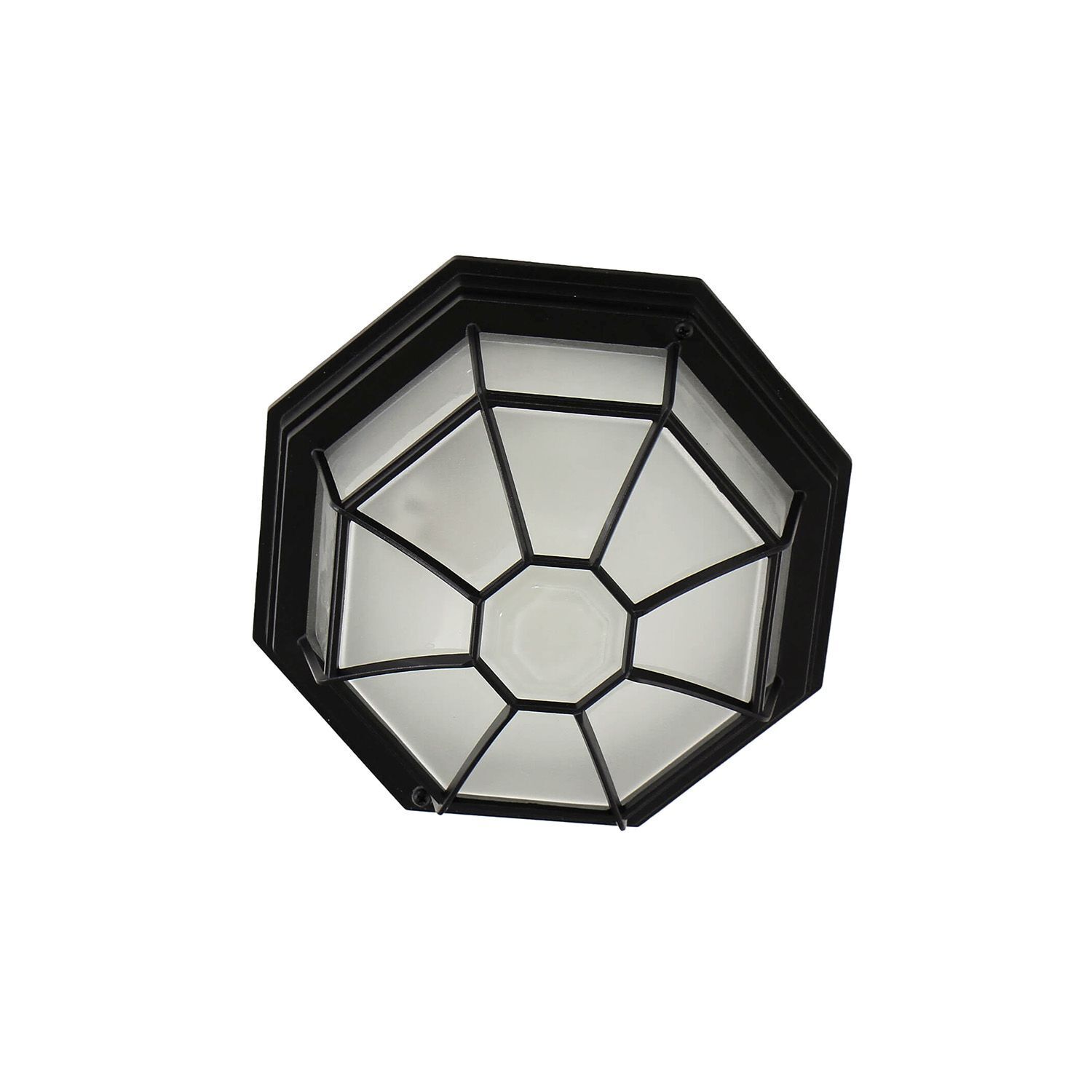 Deckenlampe für Außen Schwarz rustikal IP44 MILANO Deckenleuchte, Leuchte, Lampe