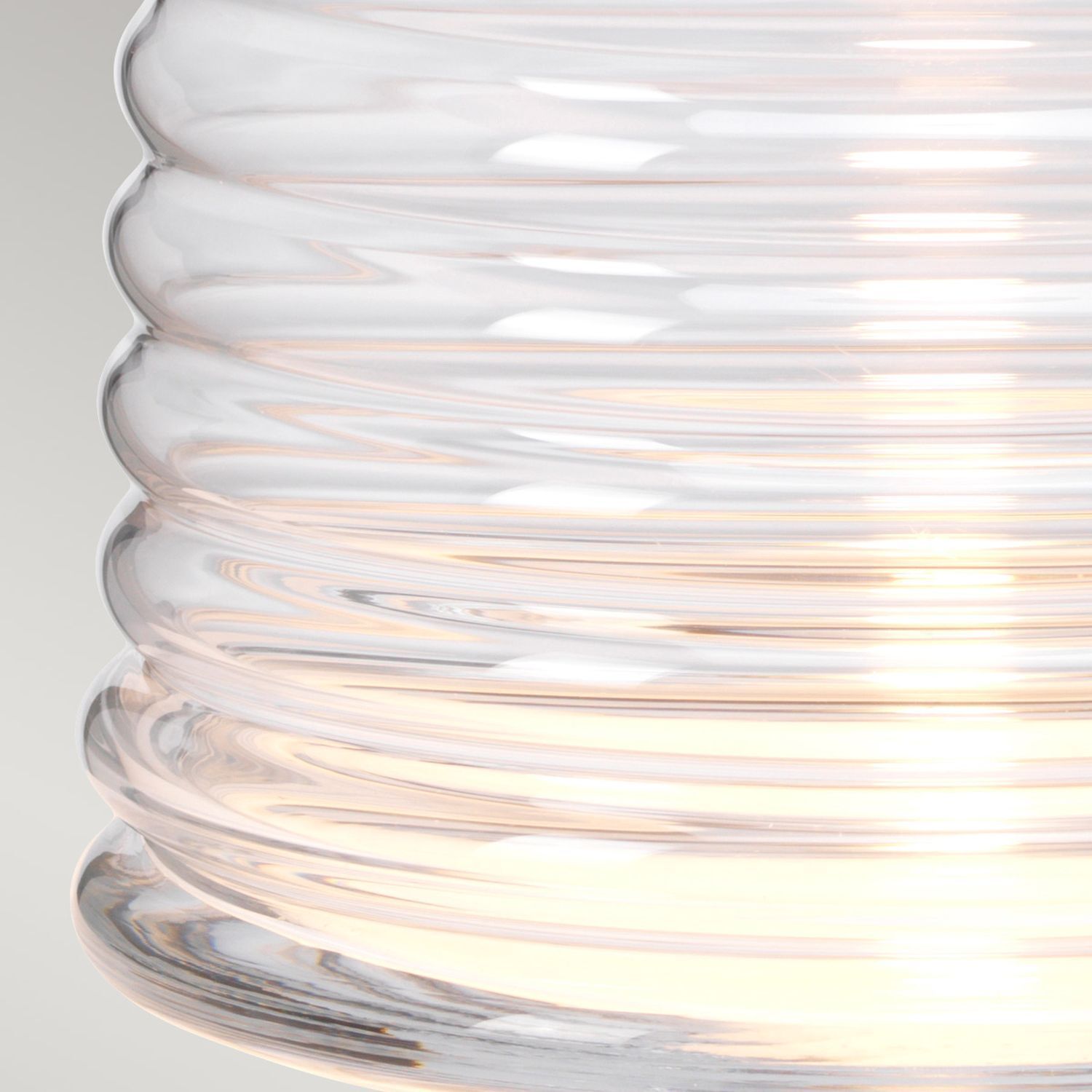 Lampe de table pied en verre éclairé 64,3 cm E27 + GU10 LED Krug, Schüssel, Glas