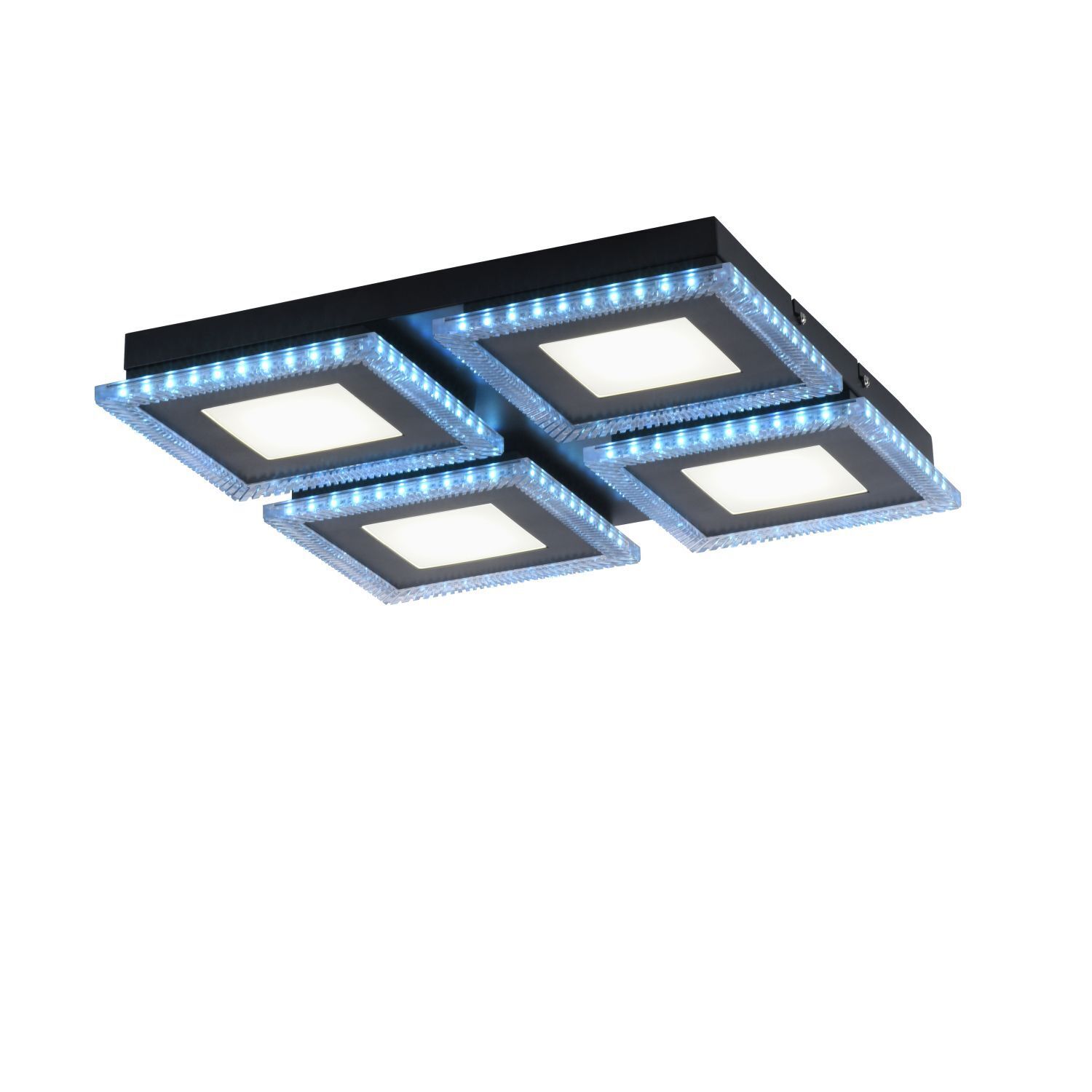 Plafonnier LED à intensité variable RBG Light 17 W Télécommande Deckenleuchte, Leuchte