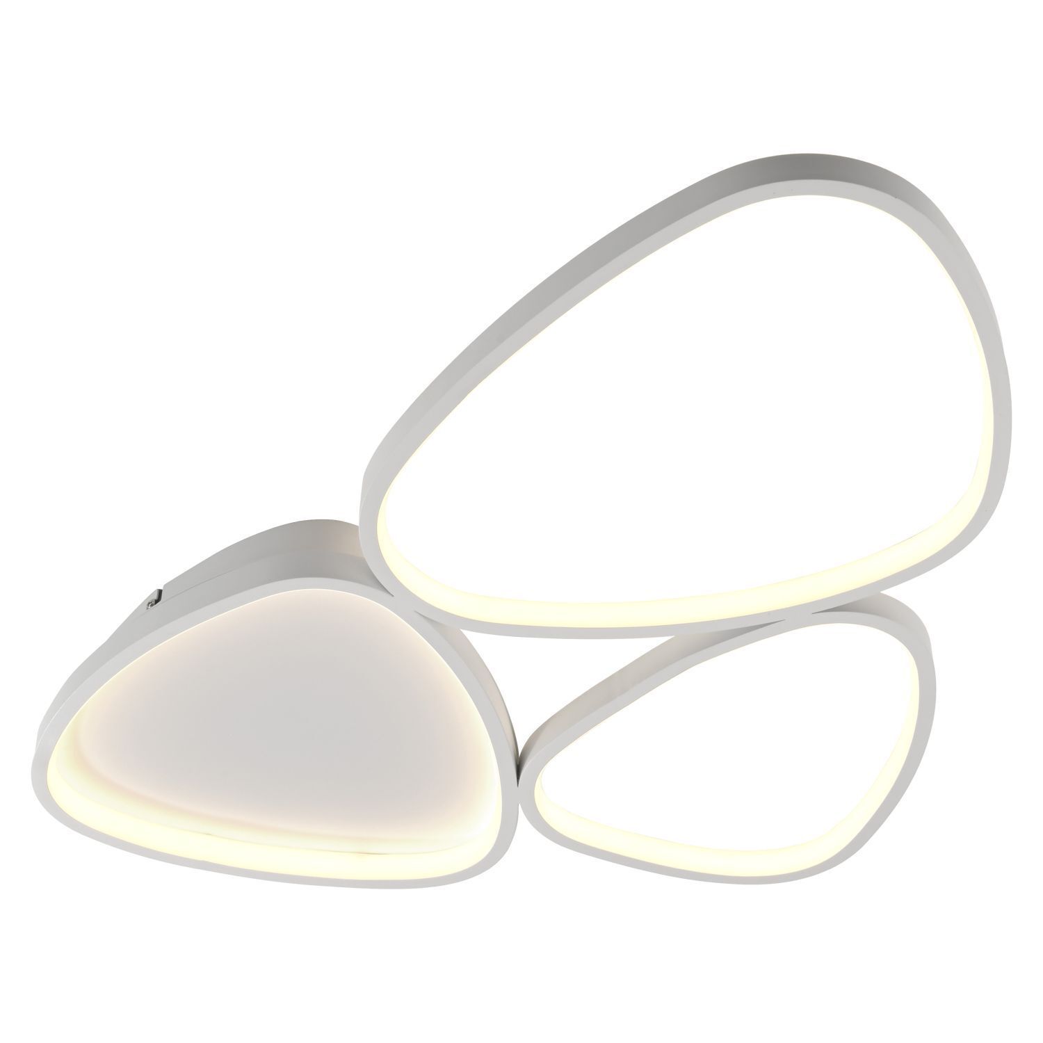 Plafonnier LED Blanc Métal 3000 K 3800 lm L:69,5 cm