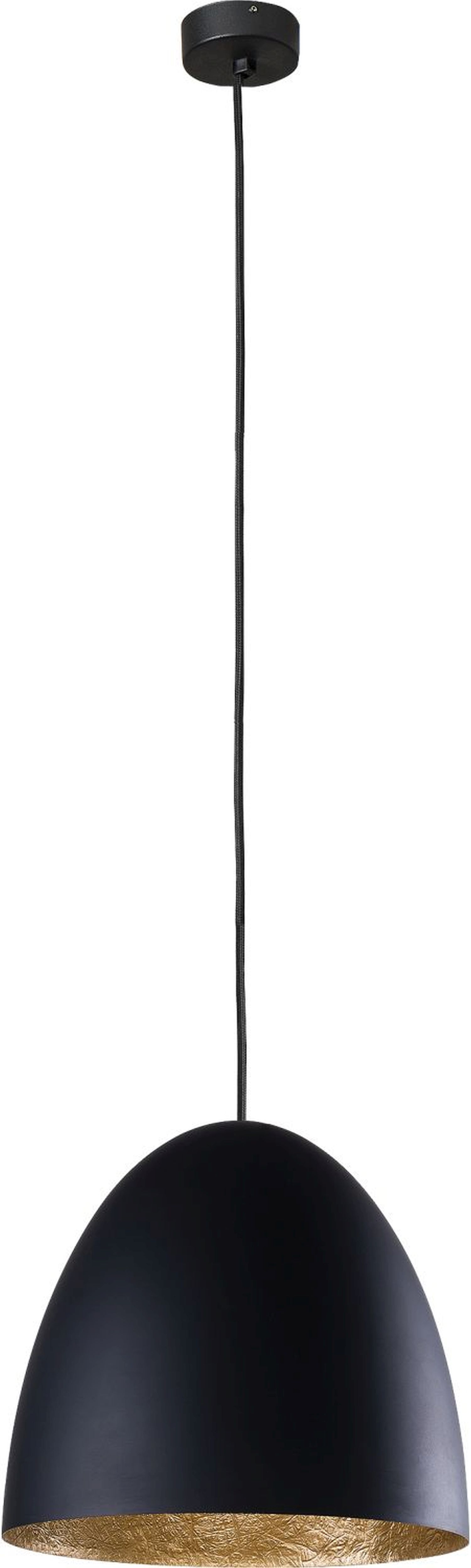 Lampe à suspendre ORNELLA Noir Or Salon Luminaire