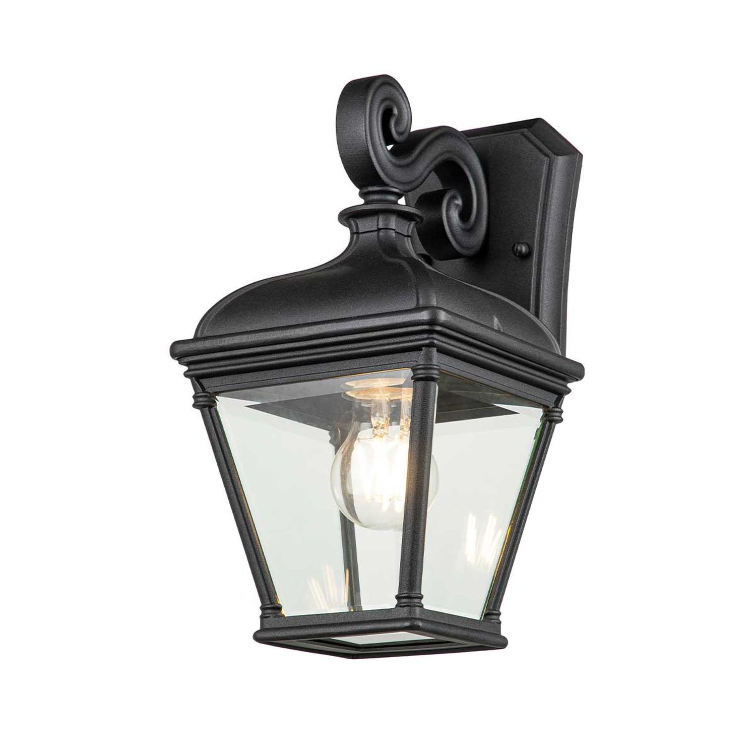 Applique extérieure Noir H : 33,4 cm IP44 Vintage Design