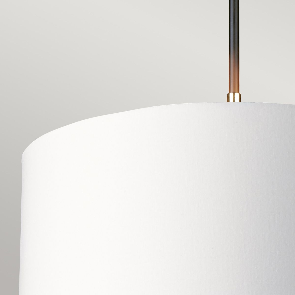 Plafonnier E27 D : 45,5 cm réglable en hauteur Tissu Métal