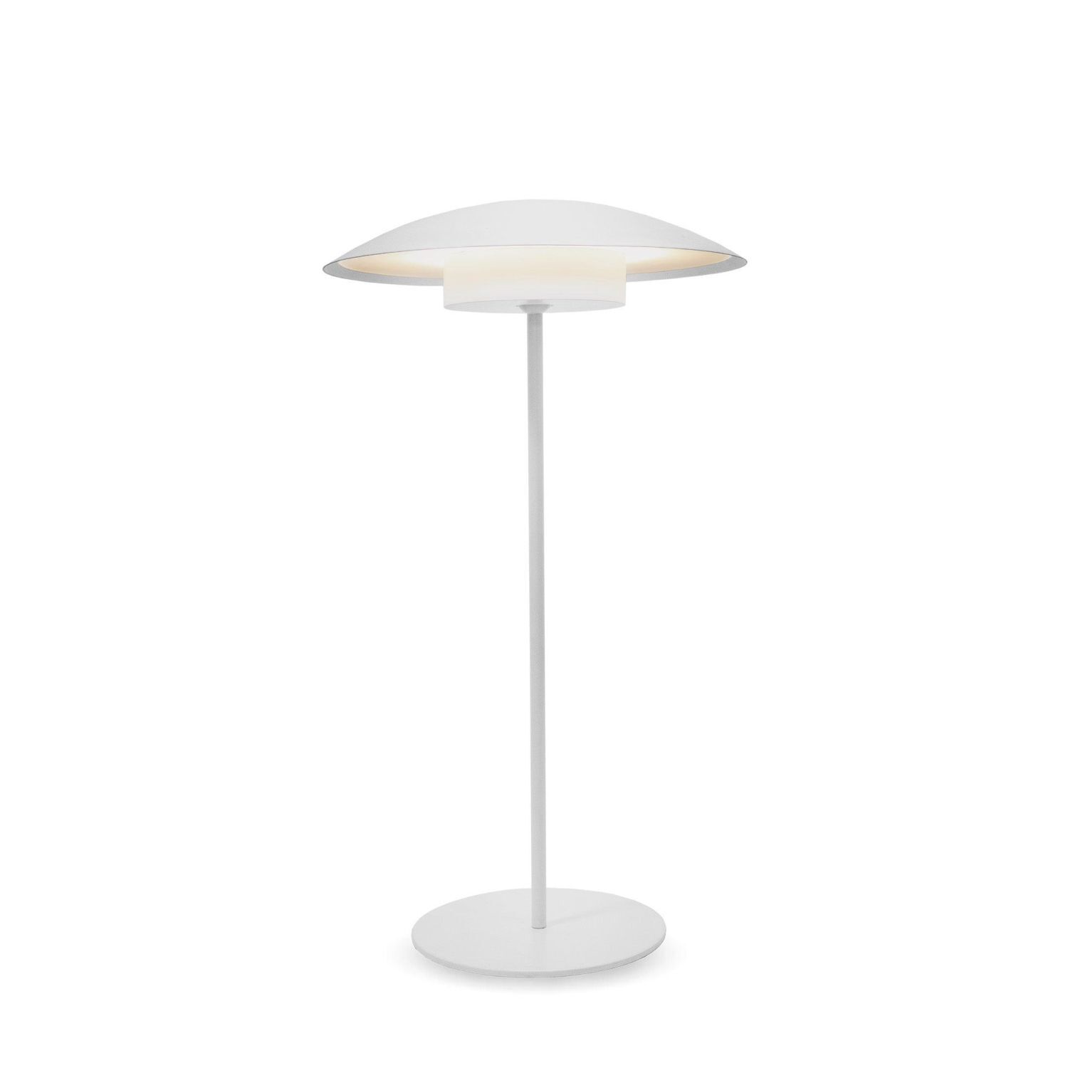 Lampe de table LED sans fil Akku Touch H : 40 cm IP44 Blanc Lampe, Lampenschirm
