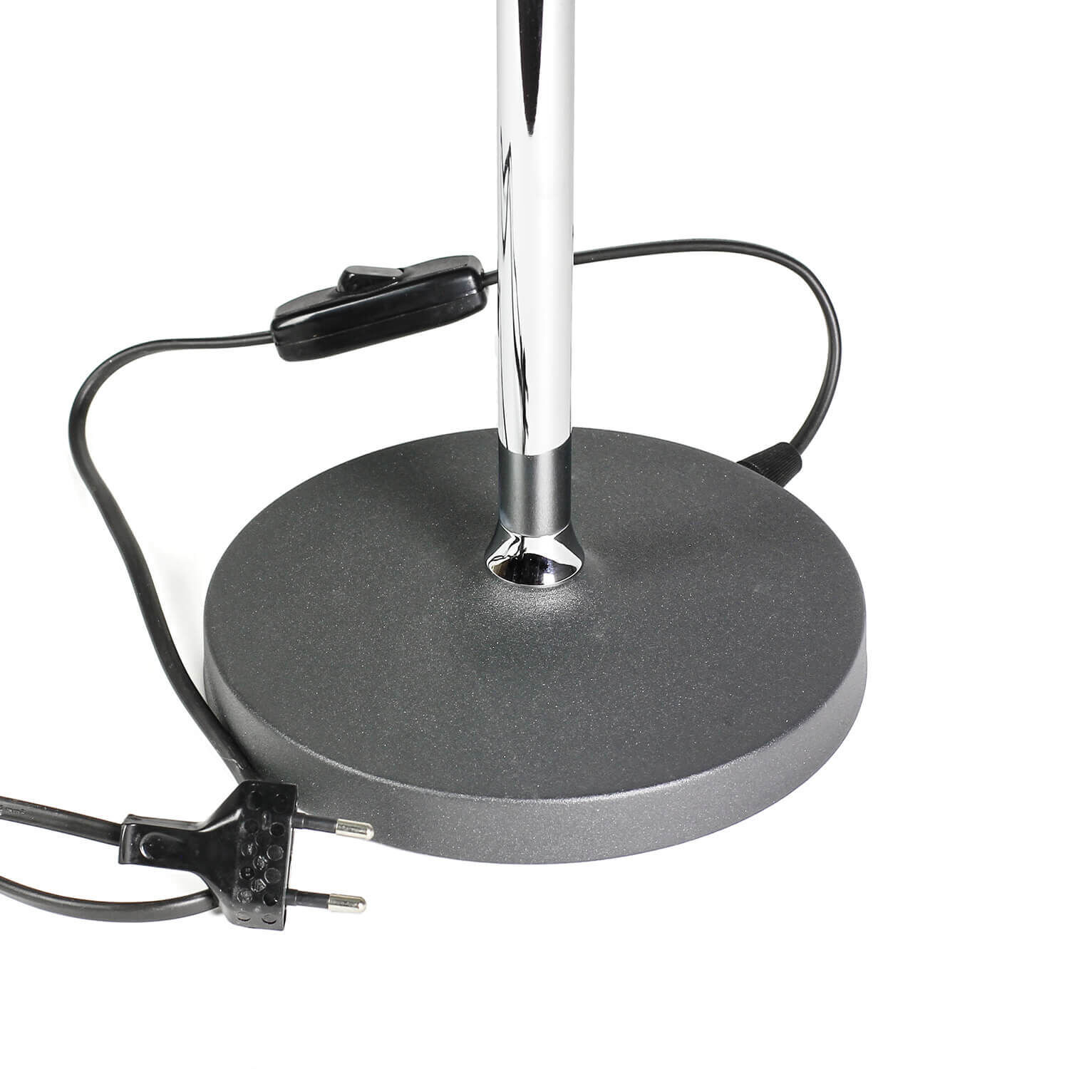 Lampe de table en graphite Ø35cm H:47cm Lampe LORSAN Elektrisches Gerät, Mikrofon, Adapter, Elektronik