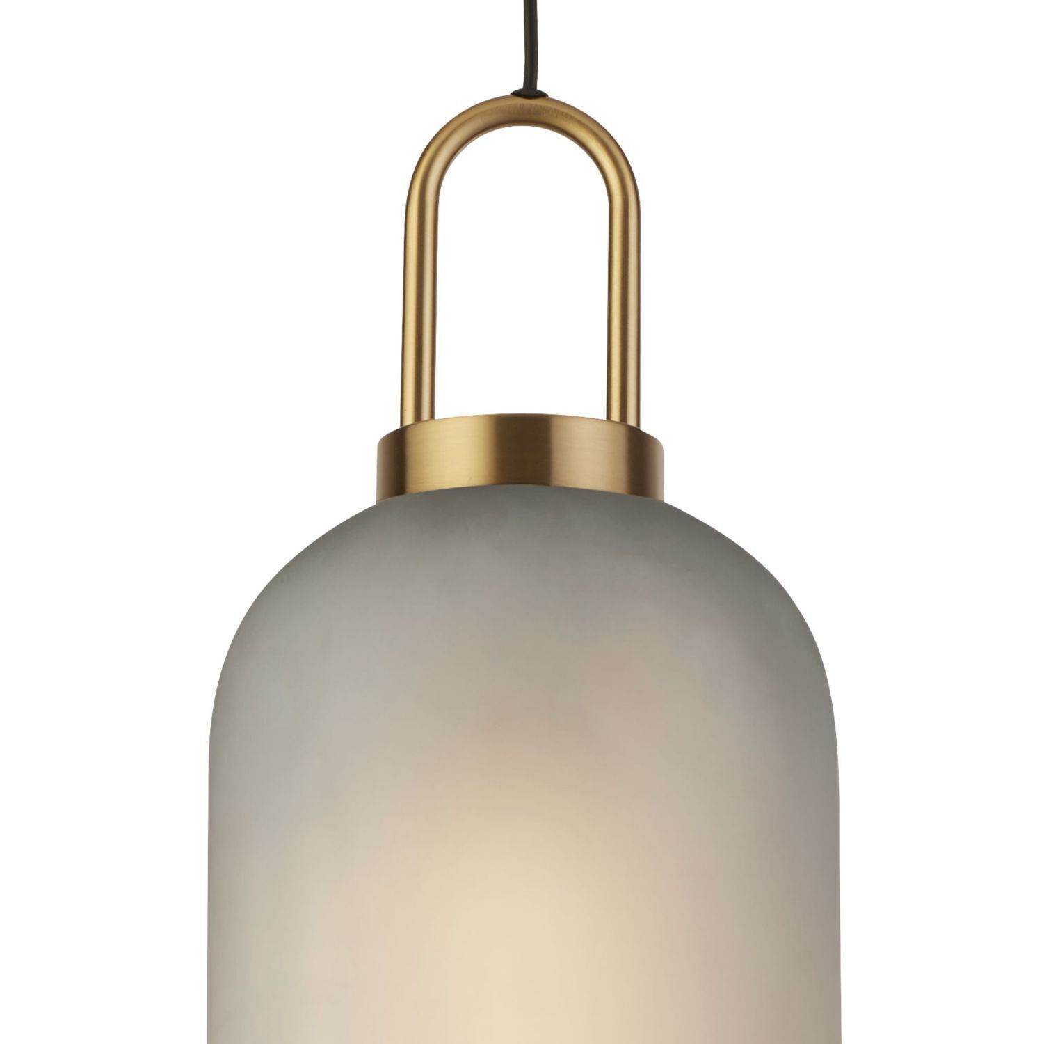 Suspension en laiton blanc gravé E27 Ø 15 cm verre