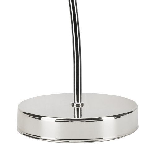 Lampe de table MADALYNN Chrome Moderne H:32cm Métal