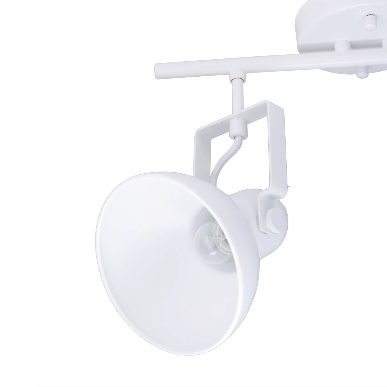 Spot de plafond blanc rétro design E14 salon Beleuchtung