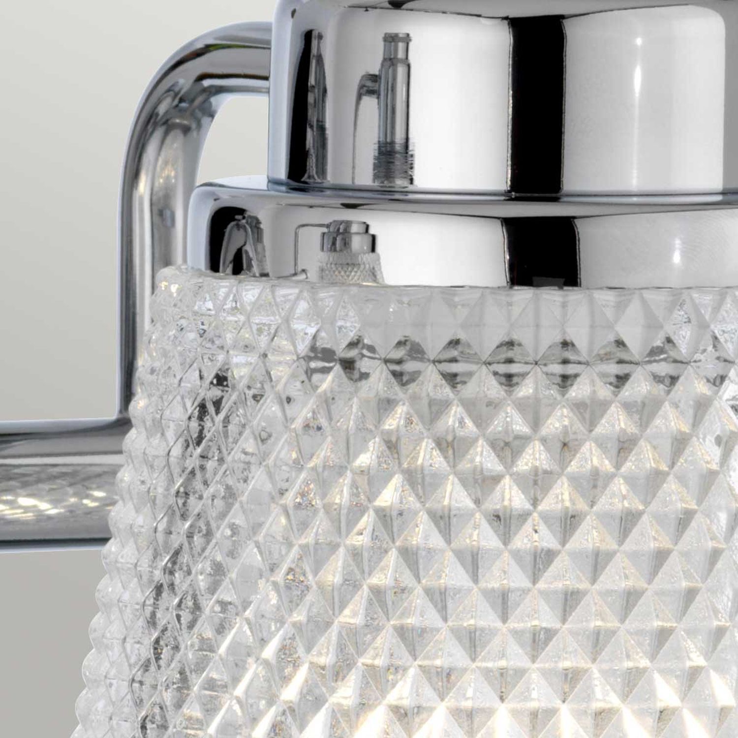 Applique murale miroir LED G9 IP44 L : 34,5 cm Métal verre en chrome
