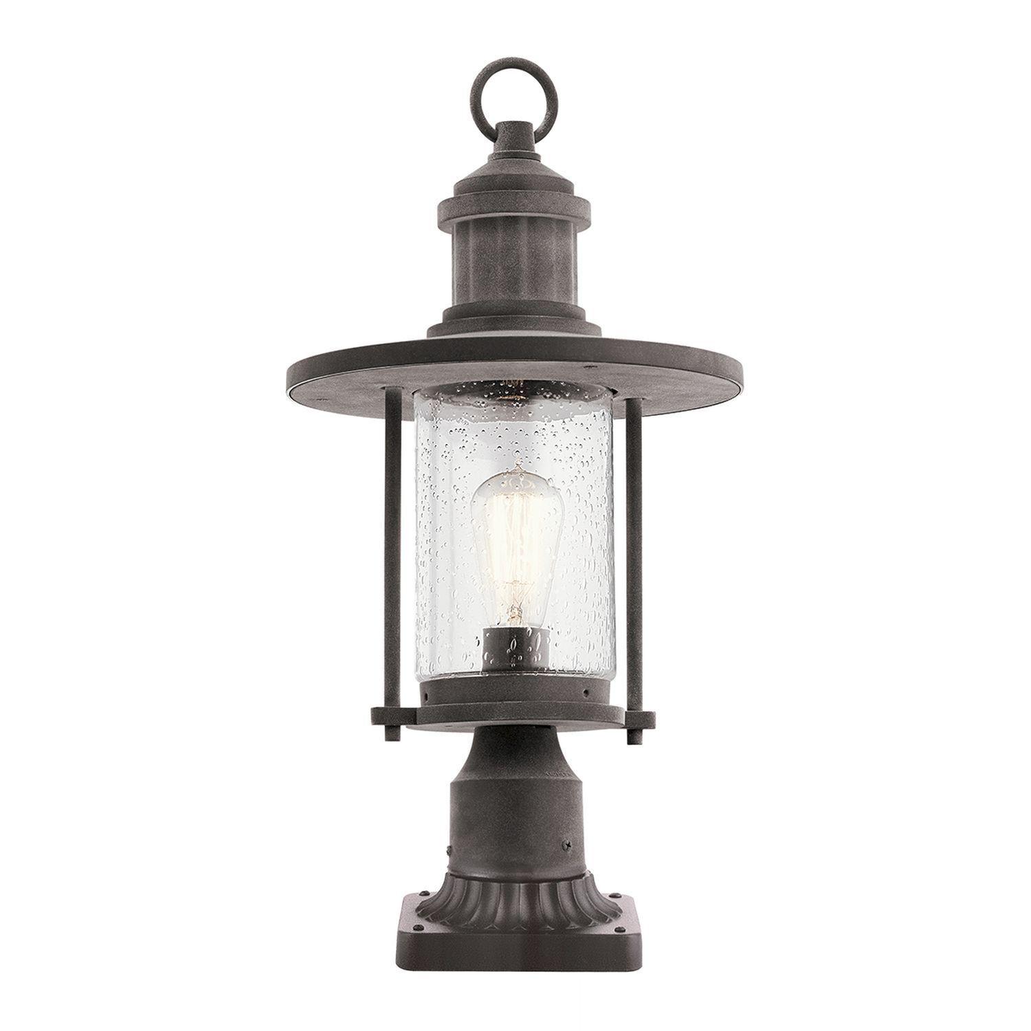 Lampe d'extérieur sur pied 44 cm Maritim en zinc antique