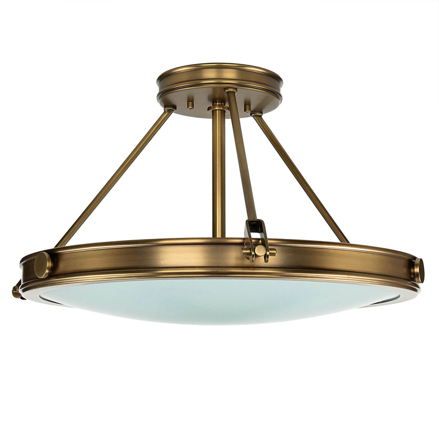 Elégant plafonnier en verre Art Nouveau rond salon Deckenleuchte, Leuchte, Deckenventilator, Gerät, Elektrisches Gerät